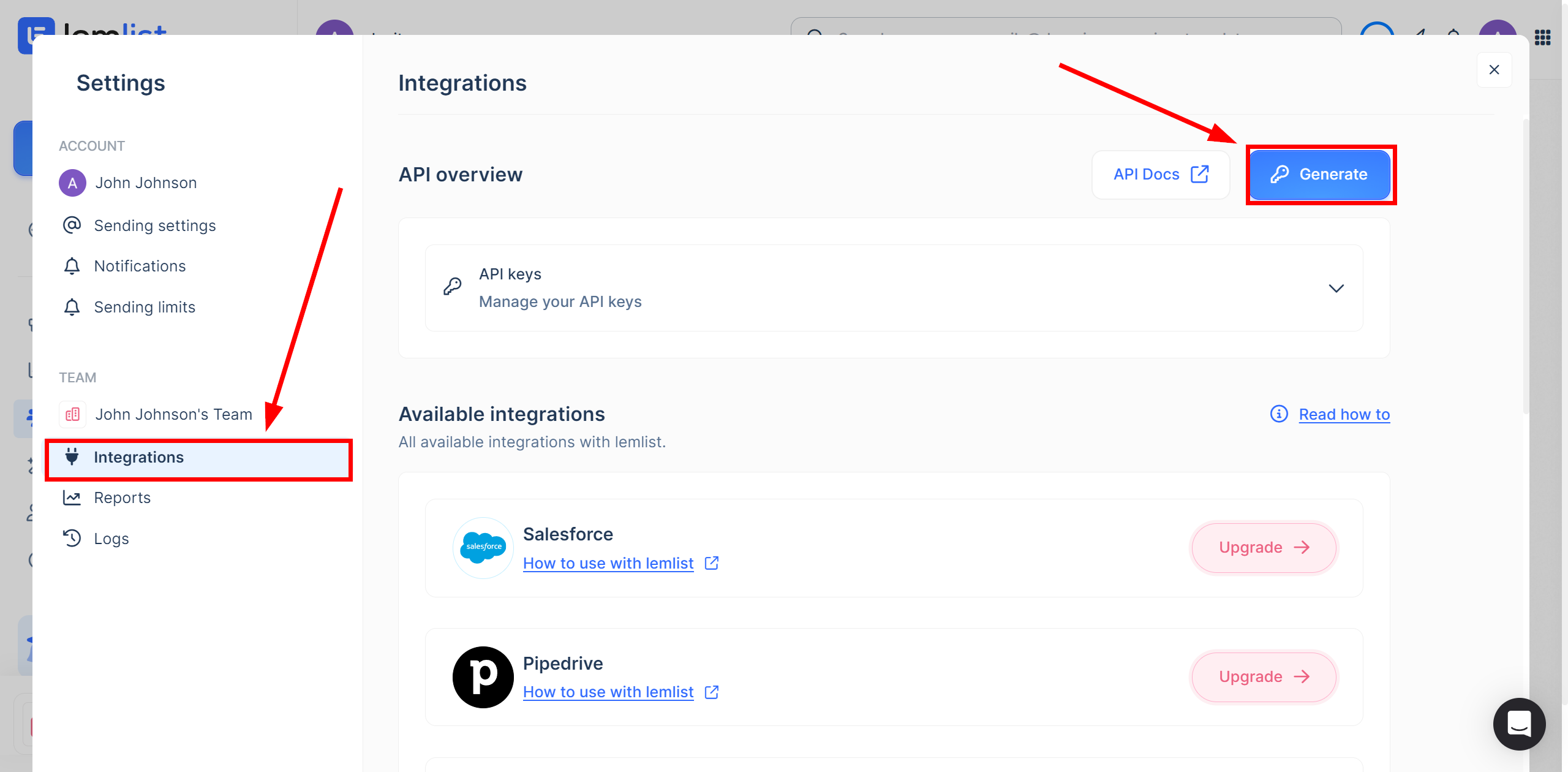 How to Connect TikTok with Lemlist | Data Destination account connection