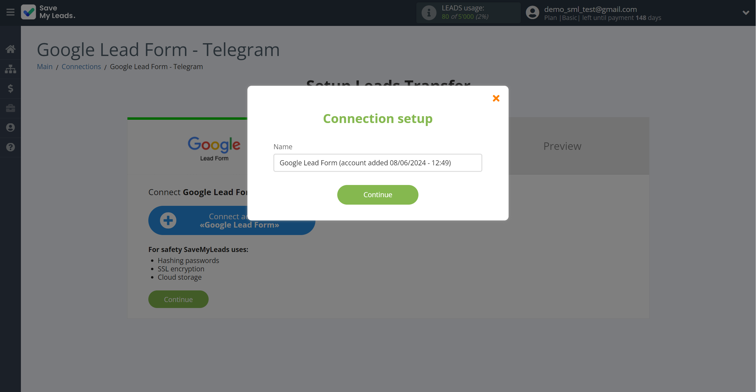 How to Connect Google Lead Form with Telegram (your bot) | Data Source account