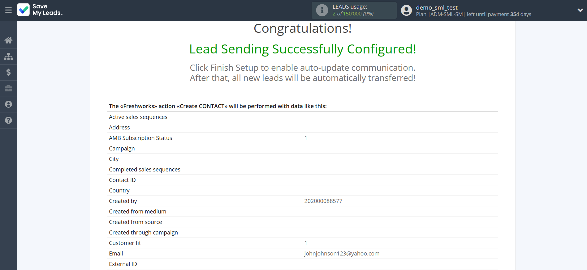 How to Connect Facebook with Freshworks Create Contacts | Test data How to Connect Facebook with Freshworks Create Contacts | Test data