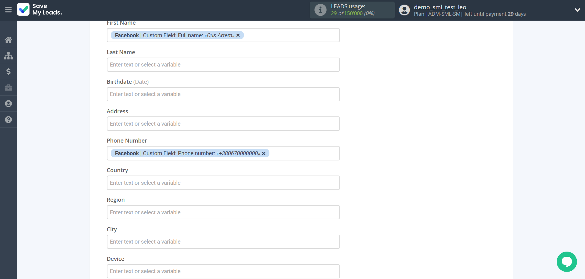 How to Connect Facebook with ConvesioConvert | Assigning fields How to Connect Facebook with ConvesioConvert | Assigning fields