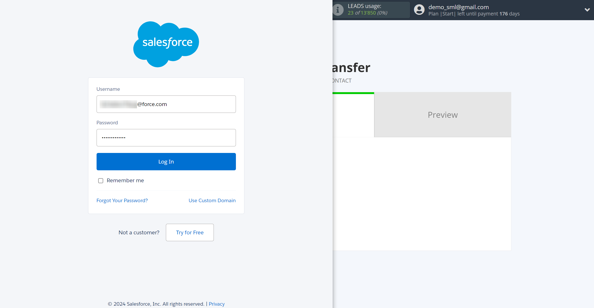 How to Connect TikTok with Salesforce CRM Create Contacts | Data Destination account connection