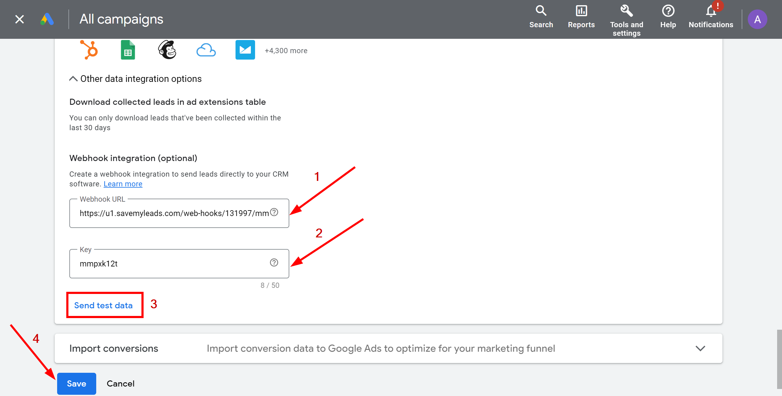 How to Connect Google Lead Form with Sempico Solutions | Data Source account connection