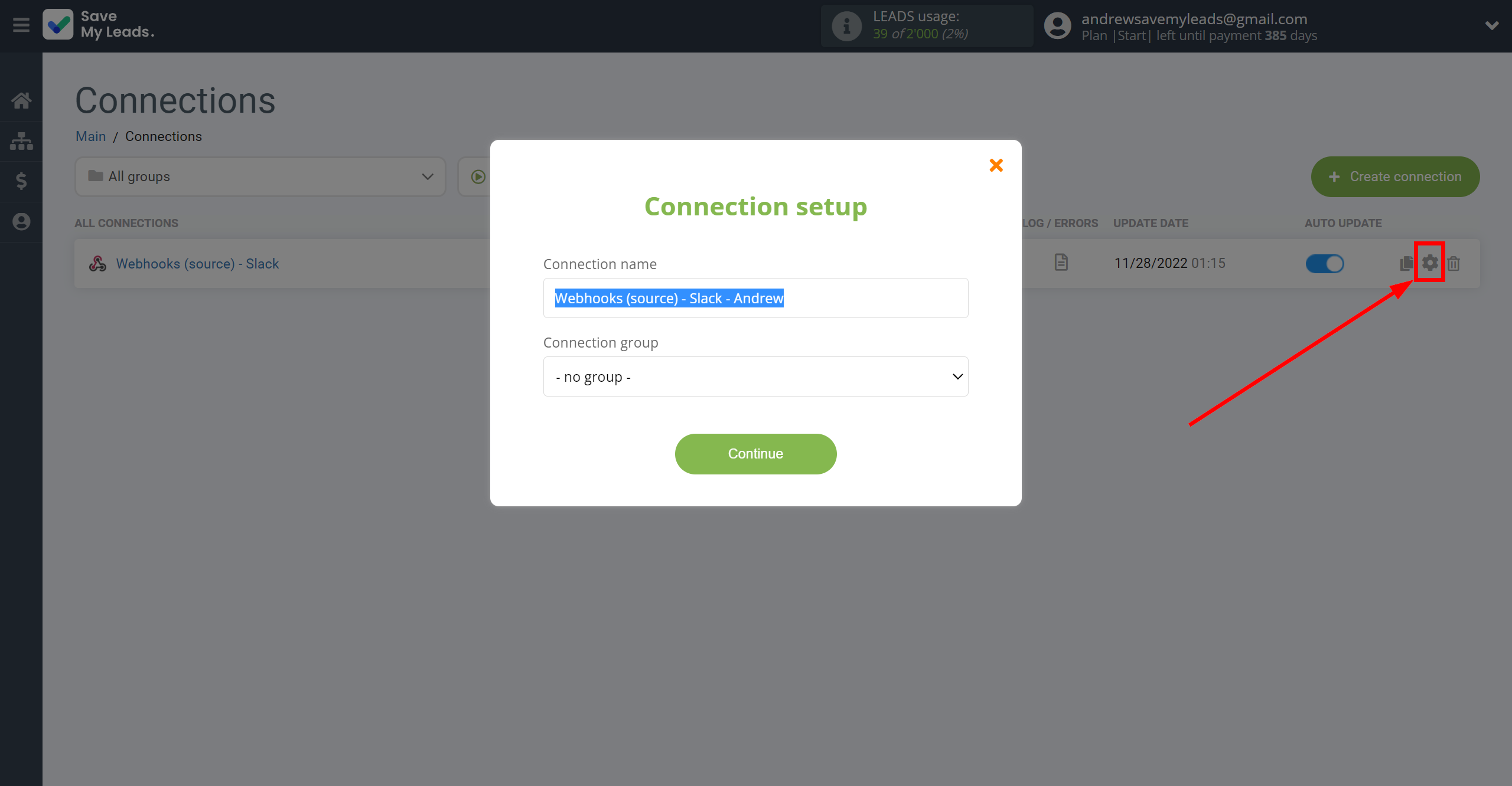 How to Connect Webhooks with Slack Personal Notification | Name and group connection