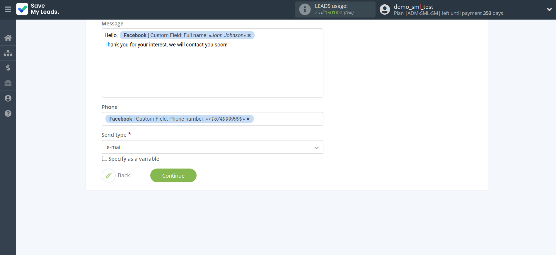 How to Connect Facebook with GoReminders | Assigning fields How to Connect Facebook with GoReminders | Assigning fields