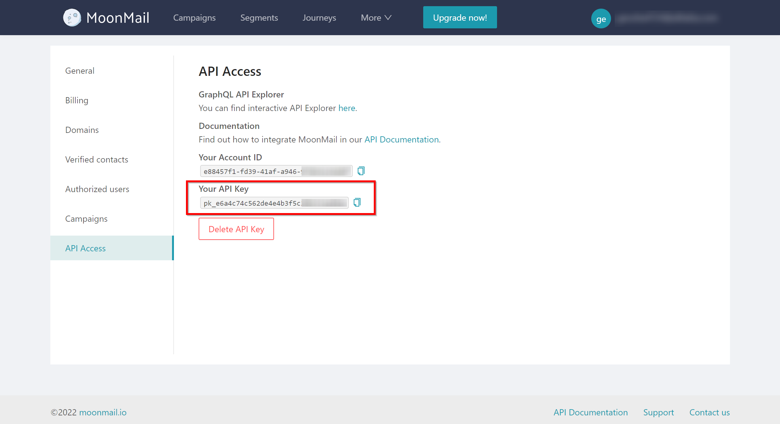 How to Connect Google Lead Form with MoonMail | Data Destination account connection