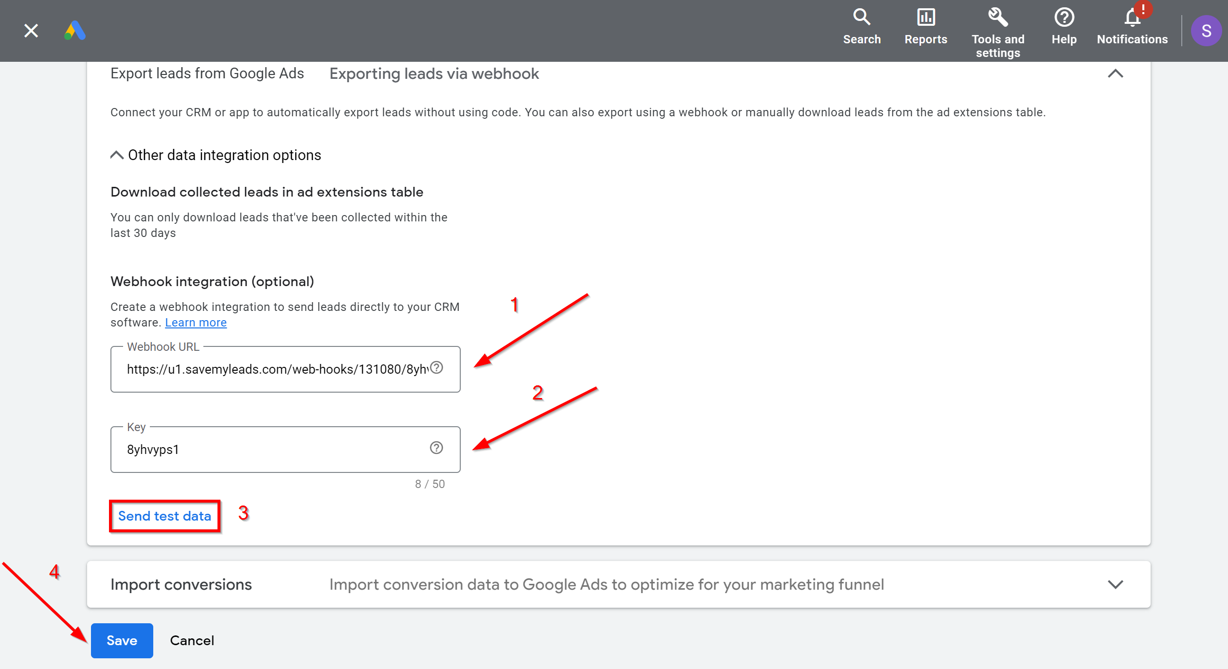 How to Connect Google Lead Form with ClickSend Add Contacts | Data Source account connection