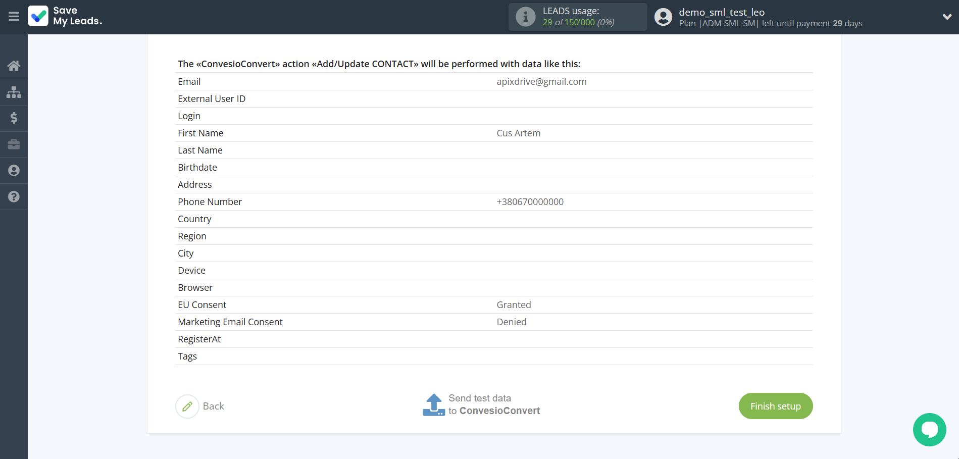How to Connect Facebook with ConvesioConvert | Test data How to Connect Facebook with ConvesioConvert | Test data