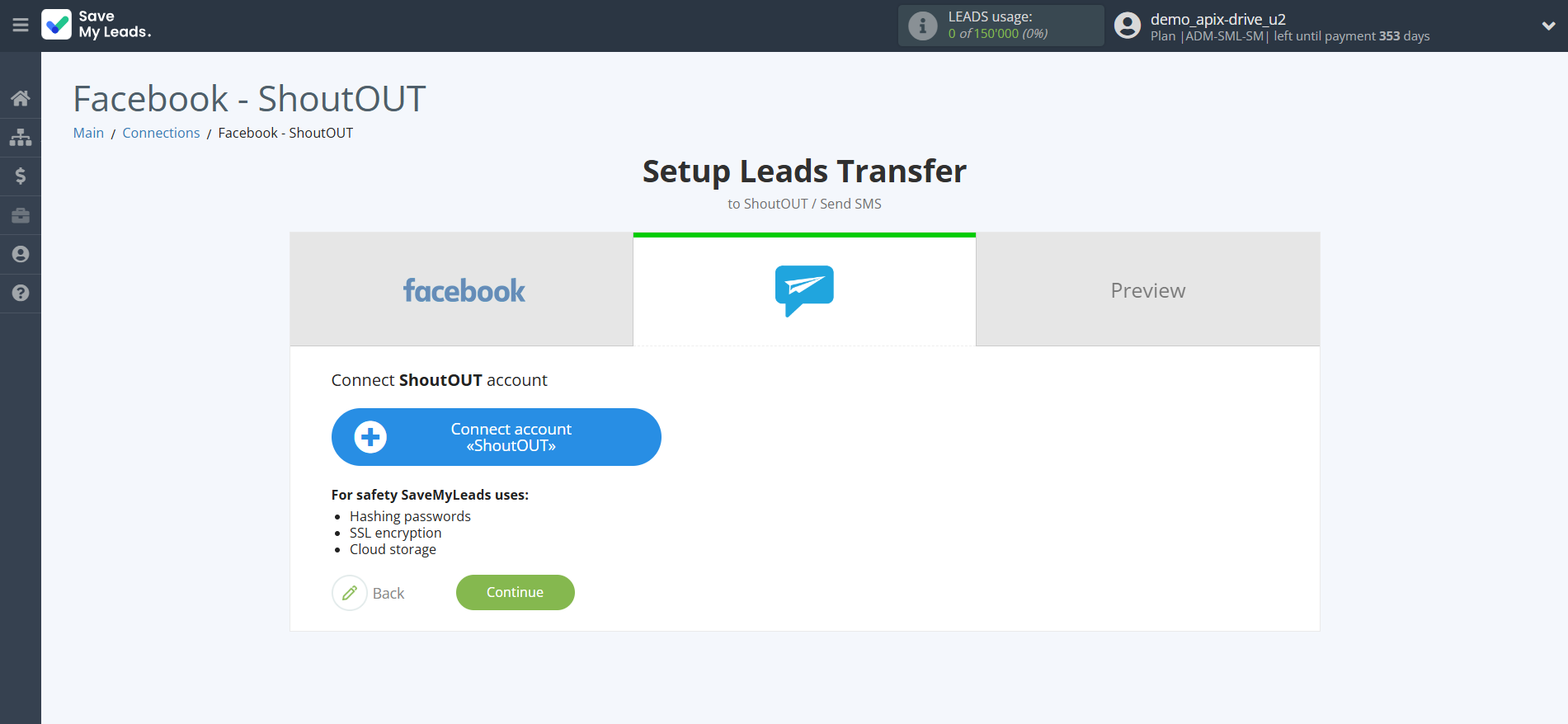 How to Connect Facebook with ShoutOUT | Data Destination account connection How to Connect Facebook with ShoutOUT | Data Destination account connection