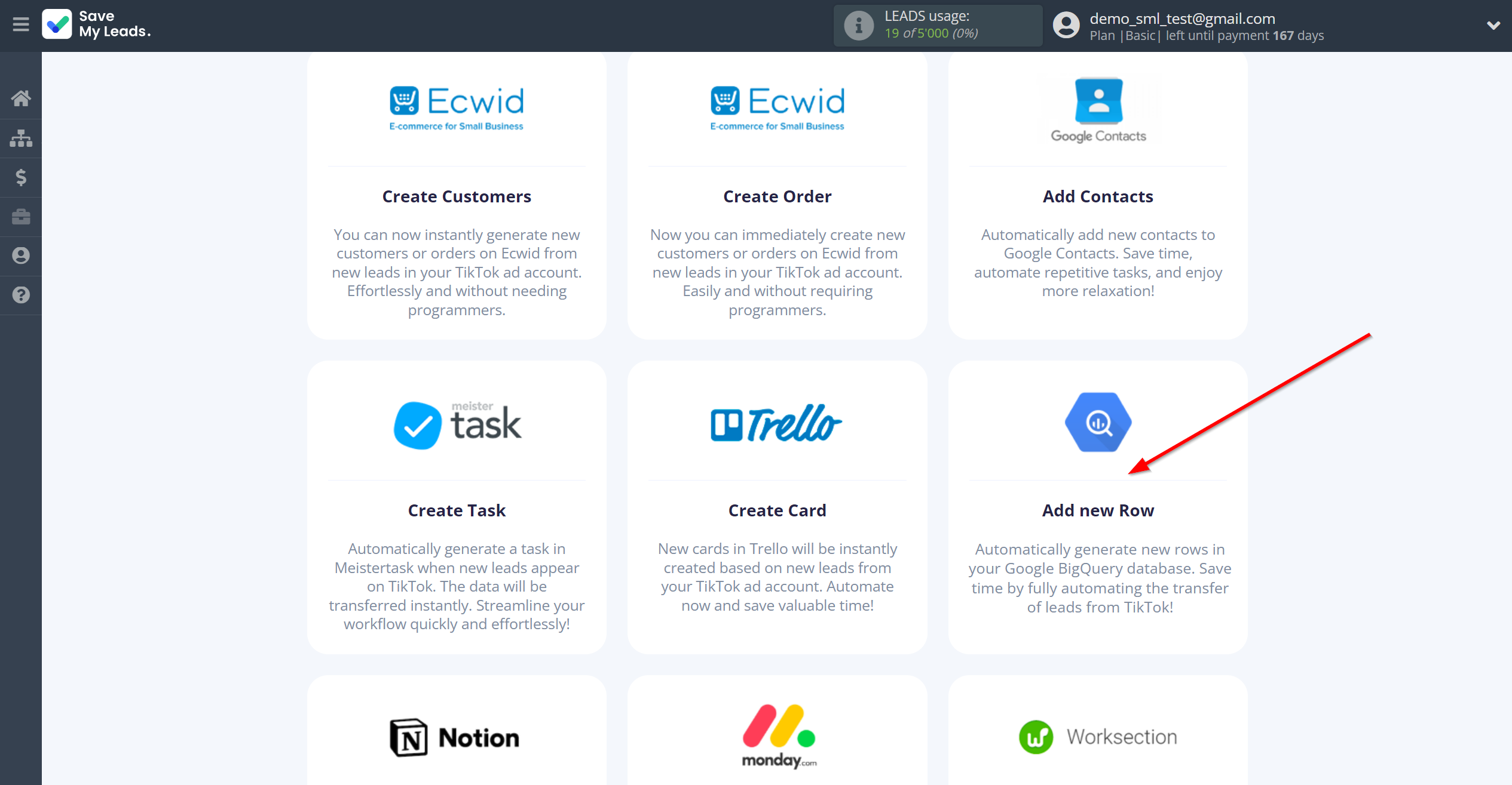 How to Connect TikTok with Google BigQuery | Data Destination system selection How to Connect TikTok with Google BigQuery | Data Destination system selection