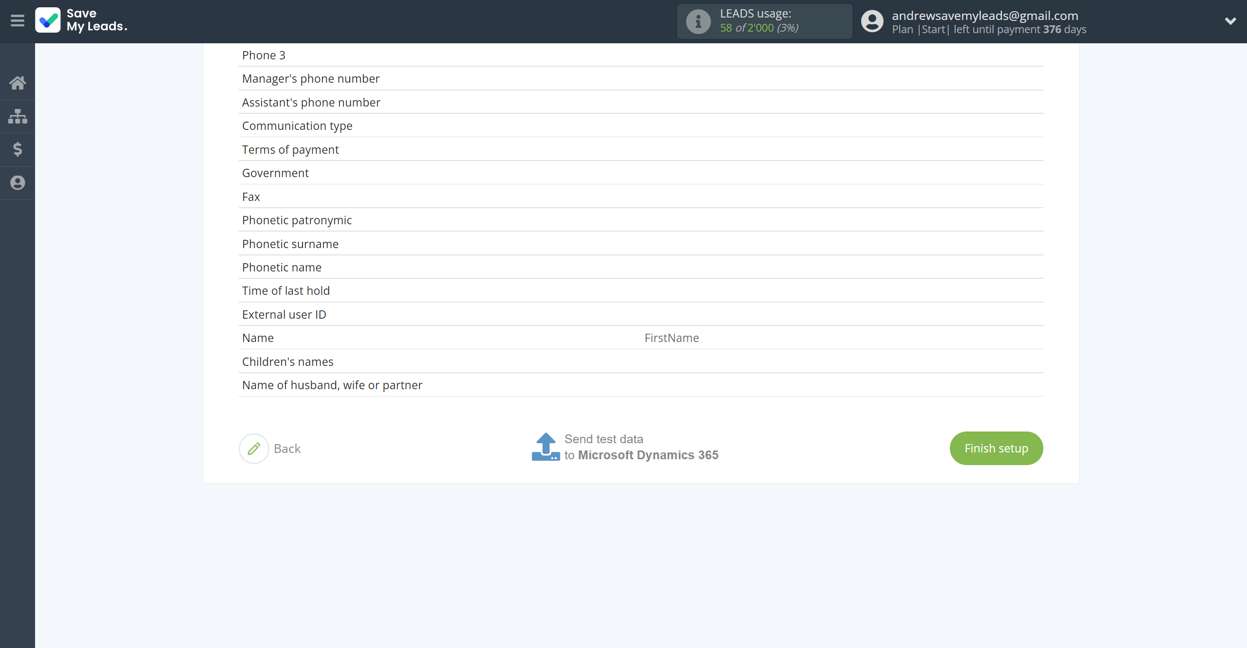 How to Connect Google Lead Form with Microsoft Dynamics 365 Create Contacts | Test data