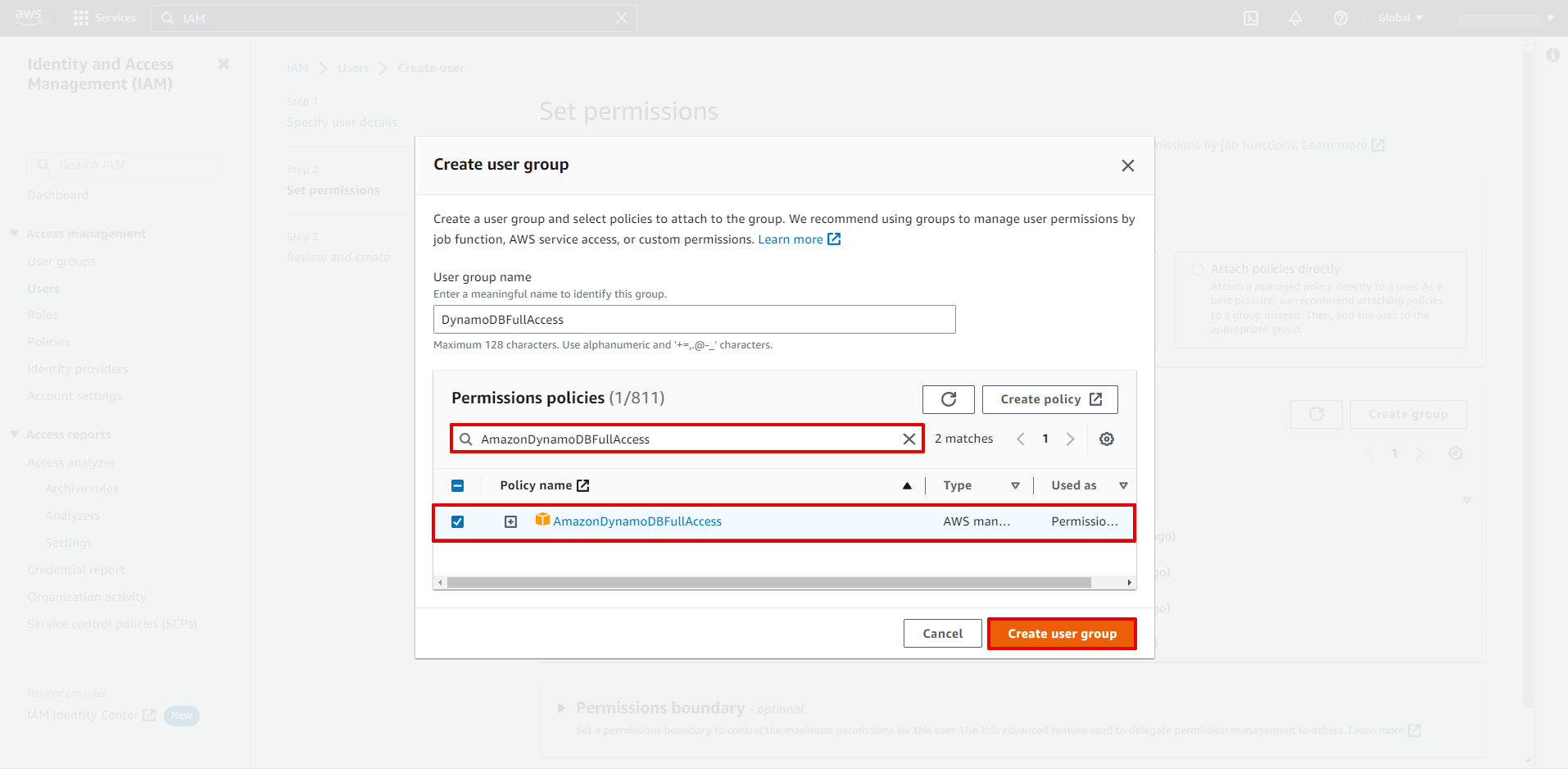 How to Connect Webhooks with Amazon DynamoDB | Data Destination account connection