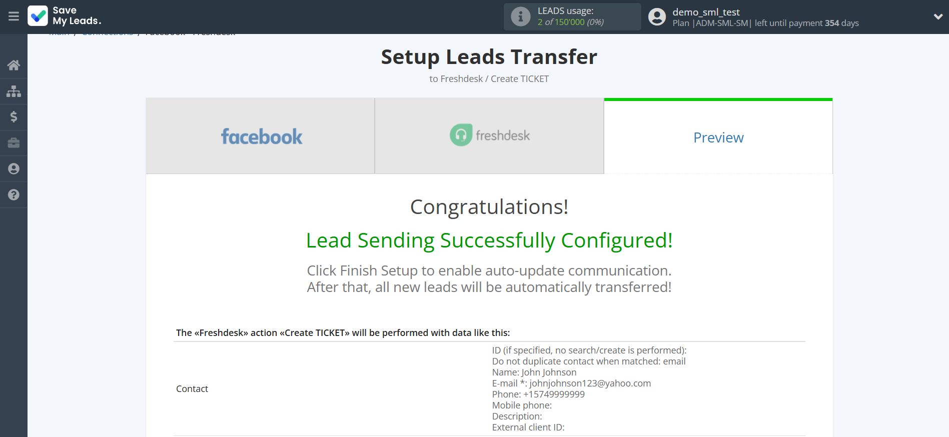How to Connect Facebook with Freshdesk Create Ticket | Test data How to Connect Facebook with Freshdesk Create Ticket | Test data