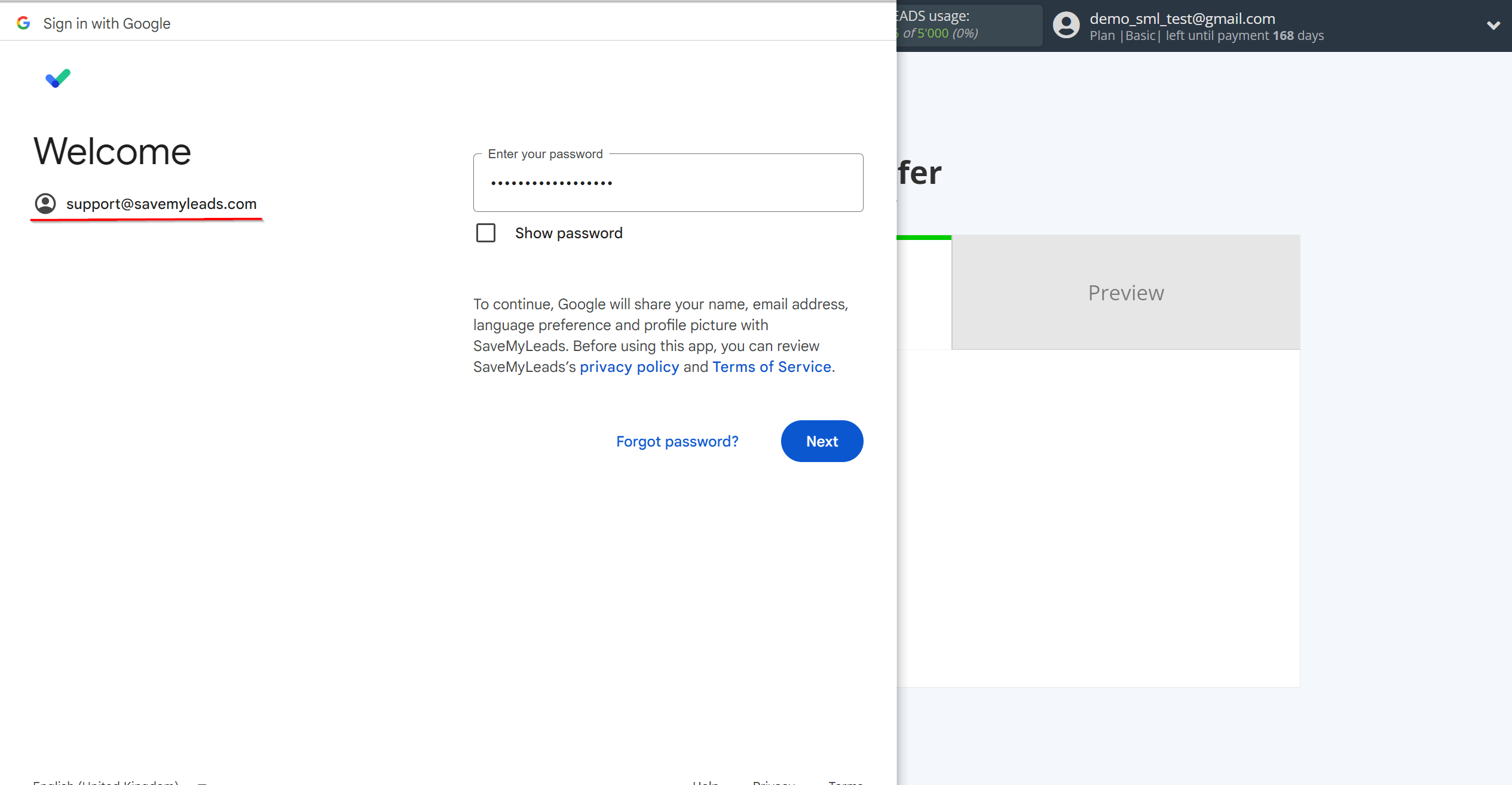 How to Connect Google Lead Form with BigQuery | Data Destination account connection