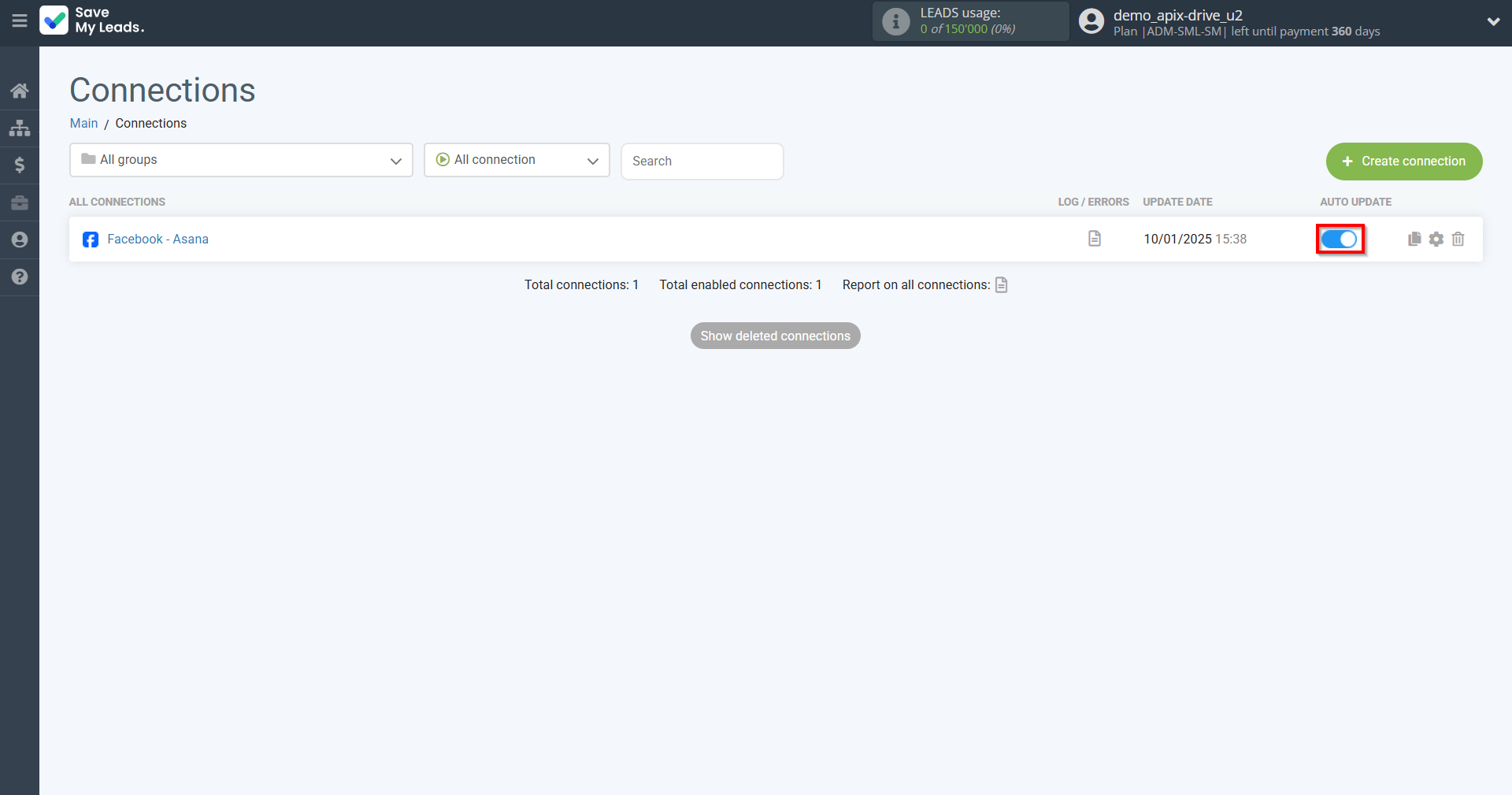 How to Connect Facebook with Asana | Enable auto-update