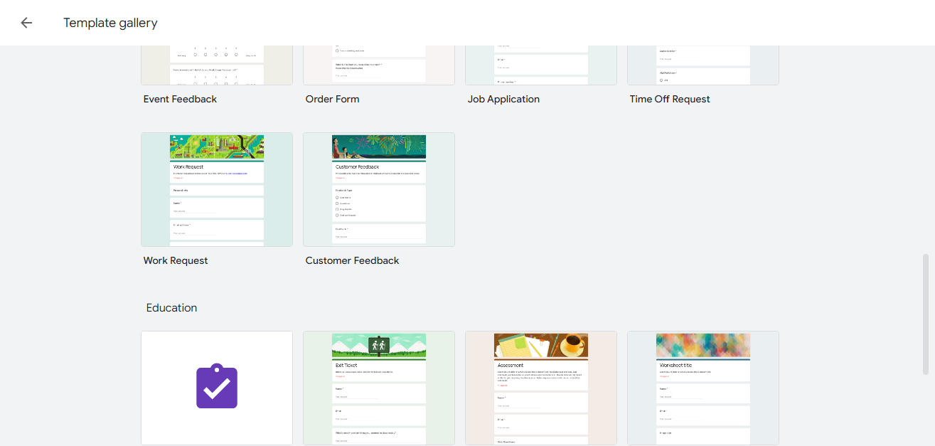 Google Forms and Jotform | Templates Google Forms