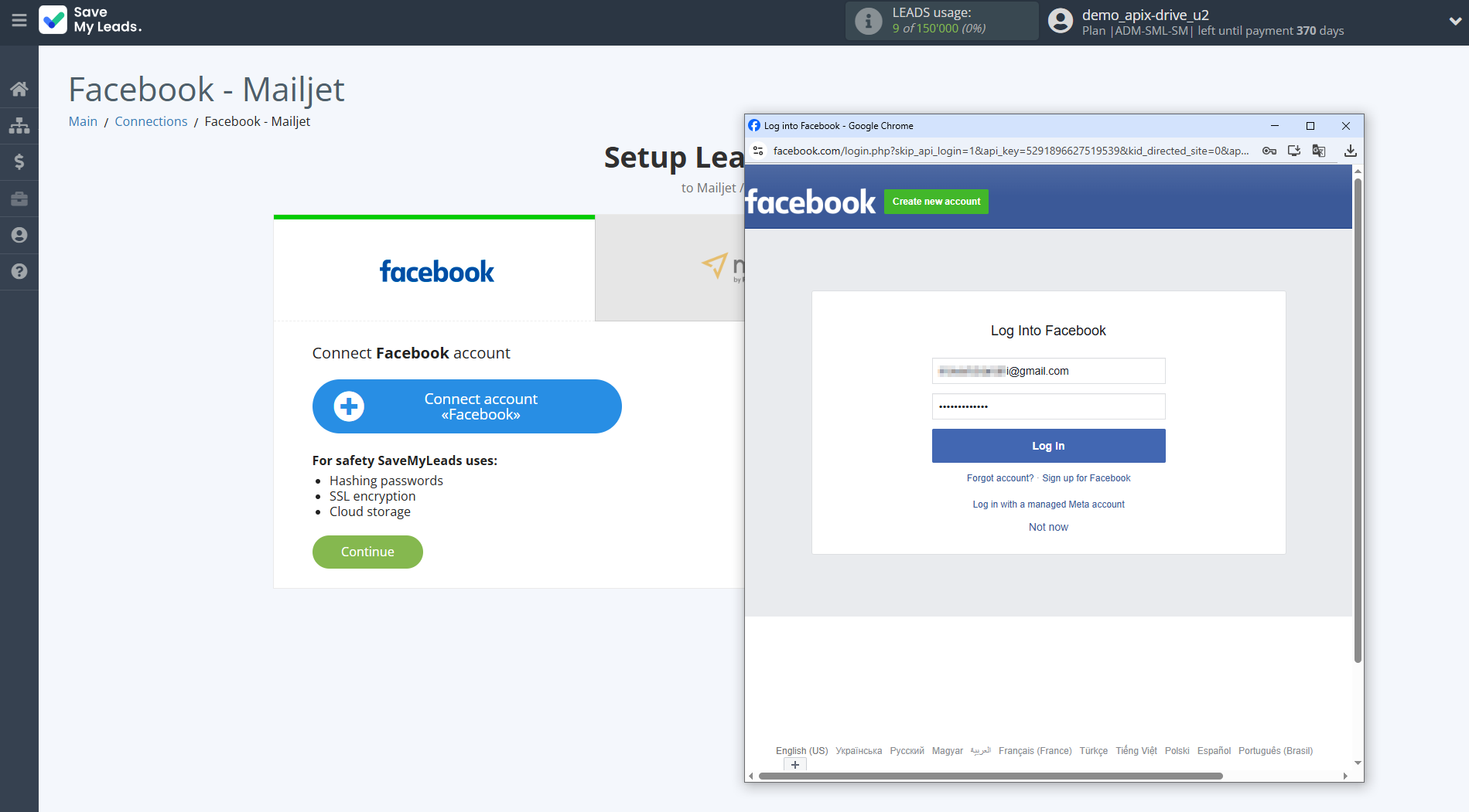 How to Connect Facebook with Mailjet | Data Source account How to Connect Facebook with Mailjet | Data Source account