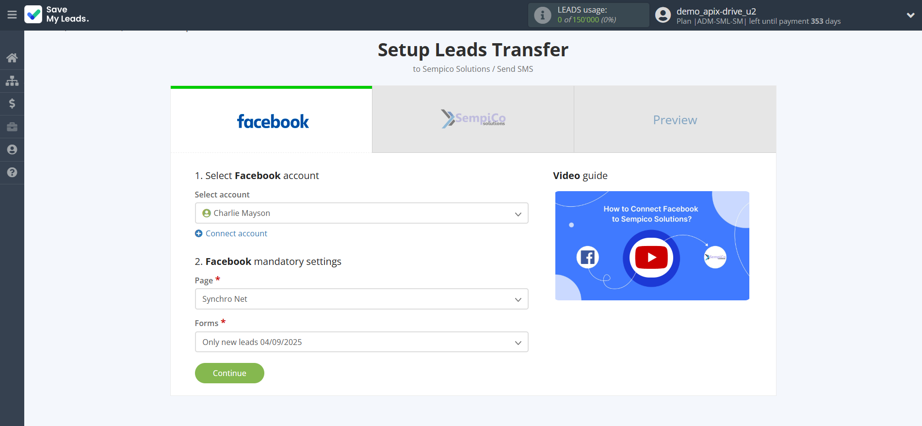 How to Connect Facebook with Sempico Solutions | Data Source account connection How to Connect Facebook with Sempico Solutions | Data Source account connection