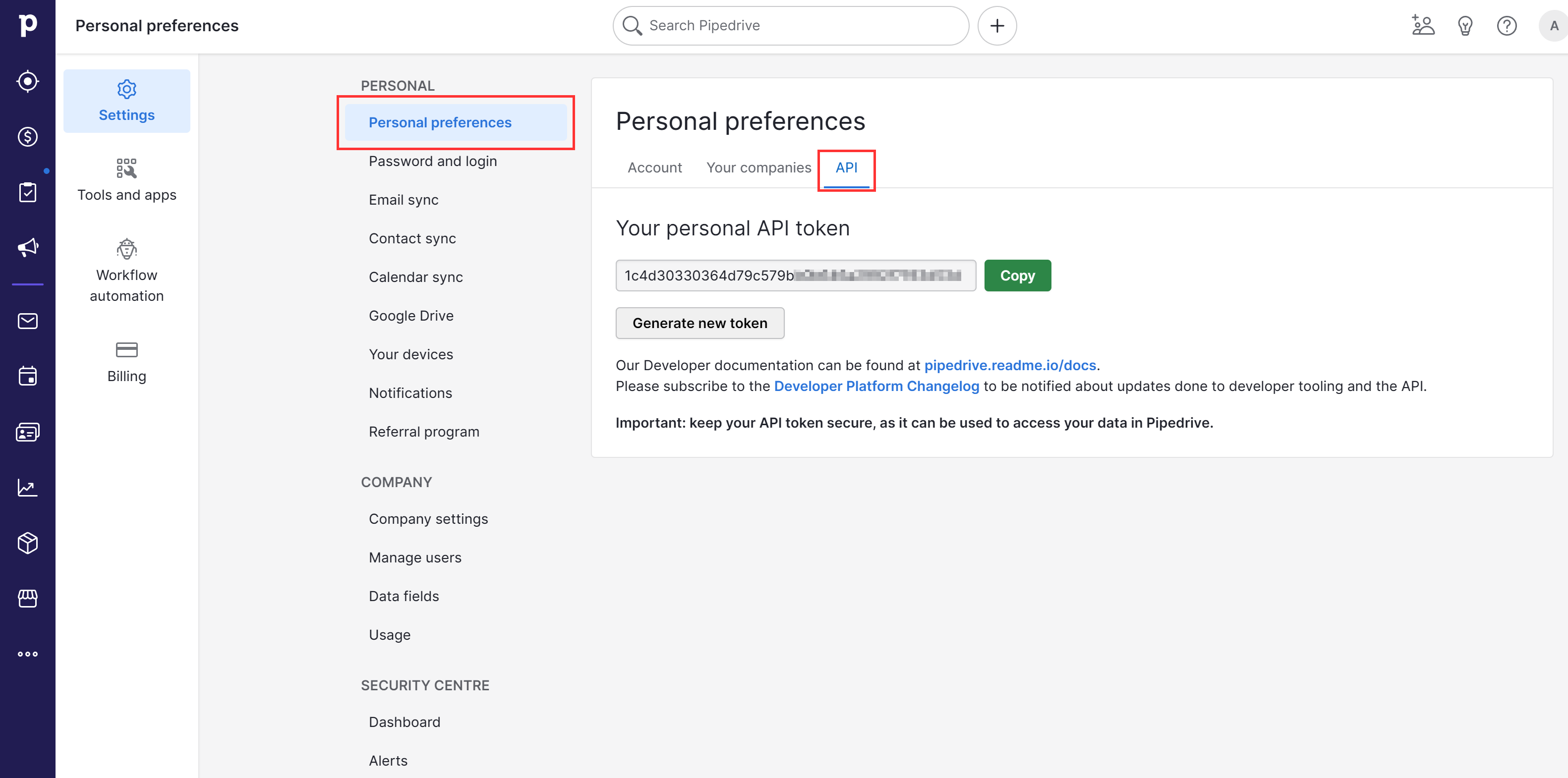 How to Connect Webhooks with Pipedrive Create Lead | Data Destination account connection