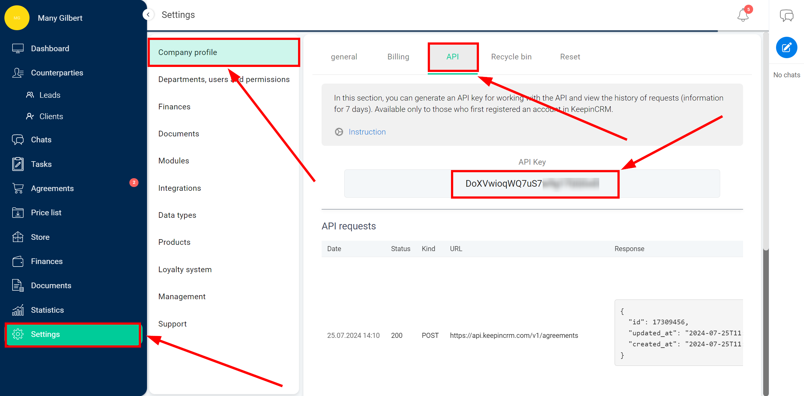 How to Connect TikTok with KeepinCRM Create/update Client/Lead | Data Destination account connection