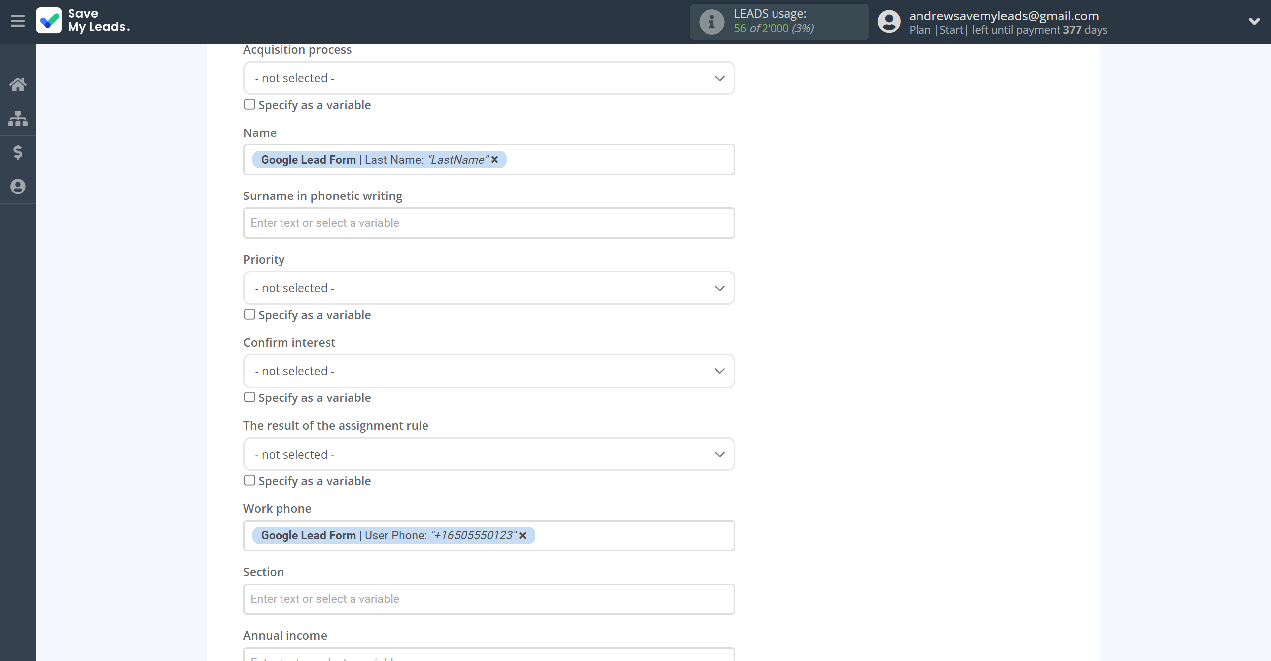 How to Connect Google Lead Form with Microsoft Dynamics 365 Create Lead | Assigning fields