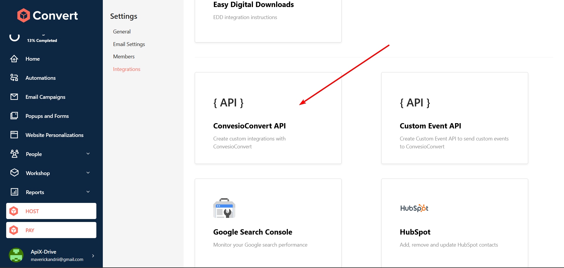 How to Connect Google Lead Form with ConvesioConvert | ConvesioConvert account API