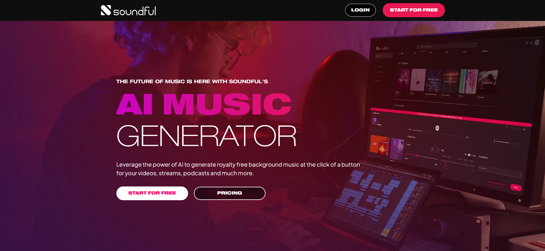 Top AI Audio, Voice, Music Generators | Soundful