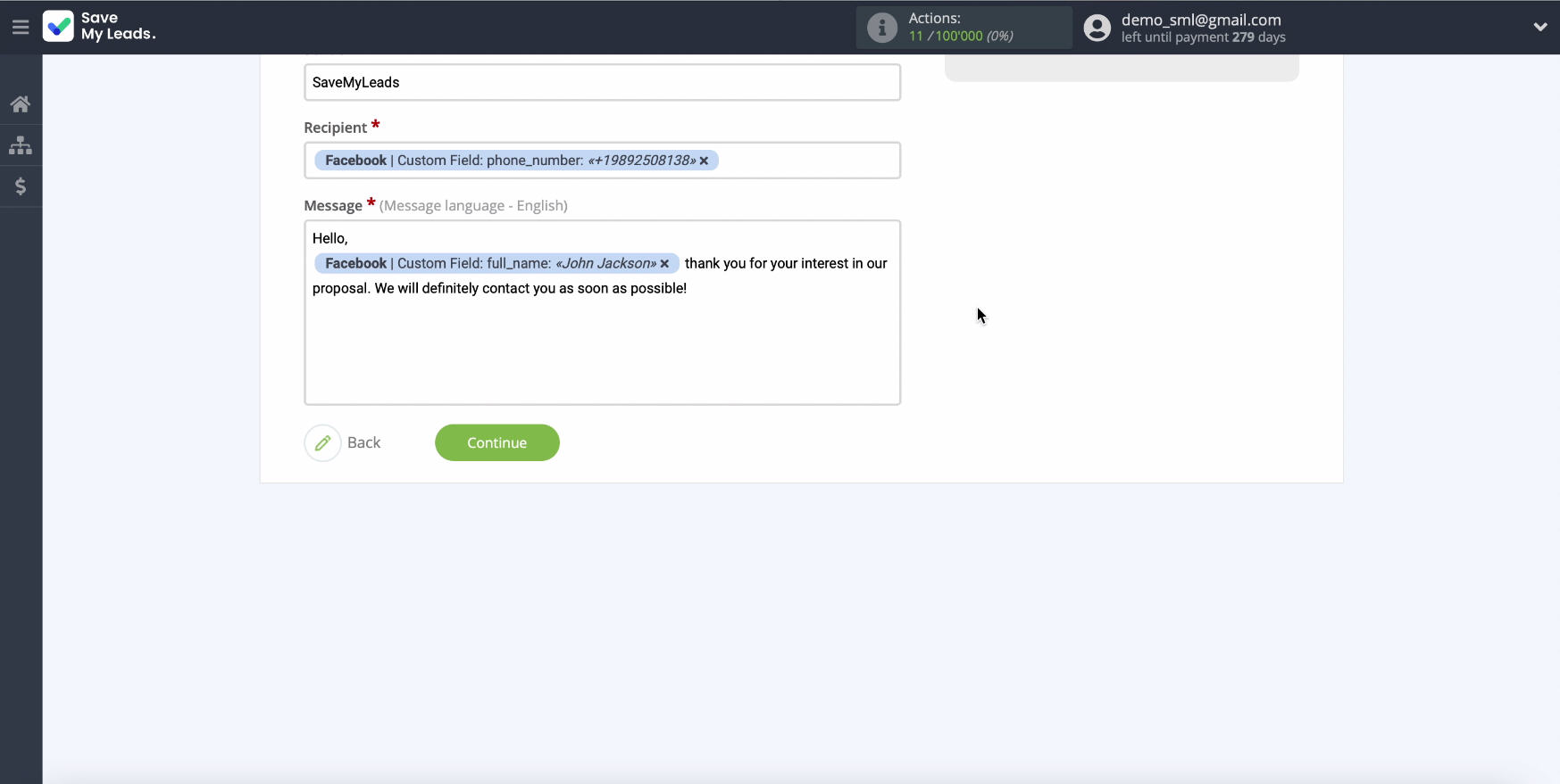 Facebook and Mobile Text Alerts integration | Compose your message Facebook and Mobile Text Alerts integration | Compose your message 