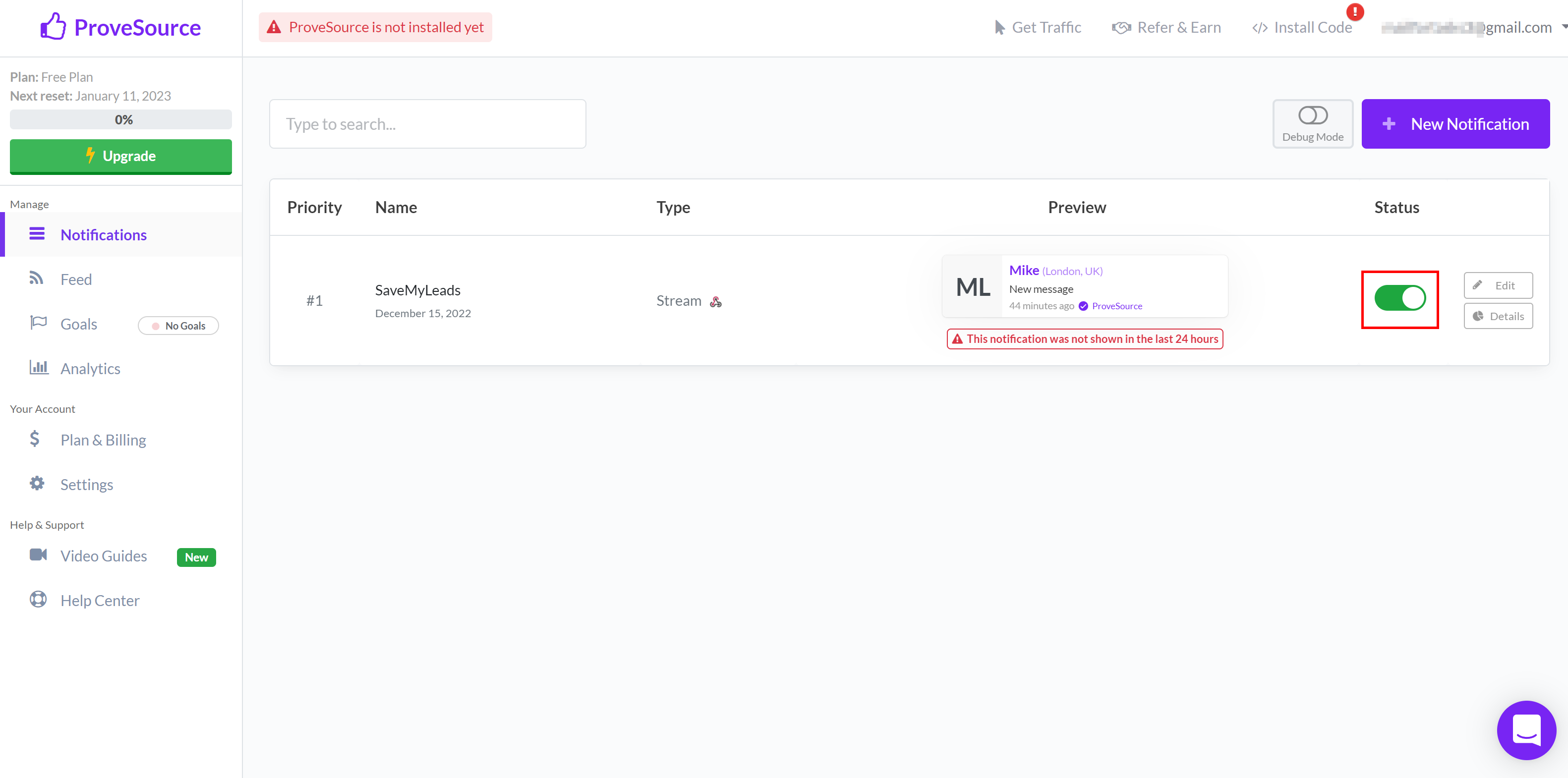 How to Connect Webhooks with ProveSource | Data Destination account connection