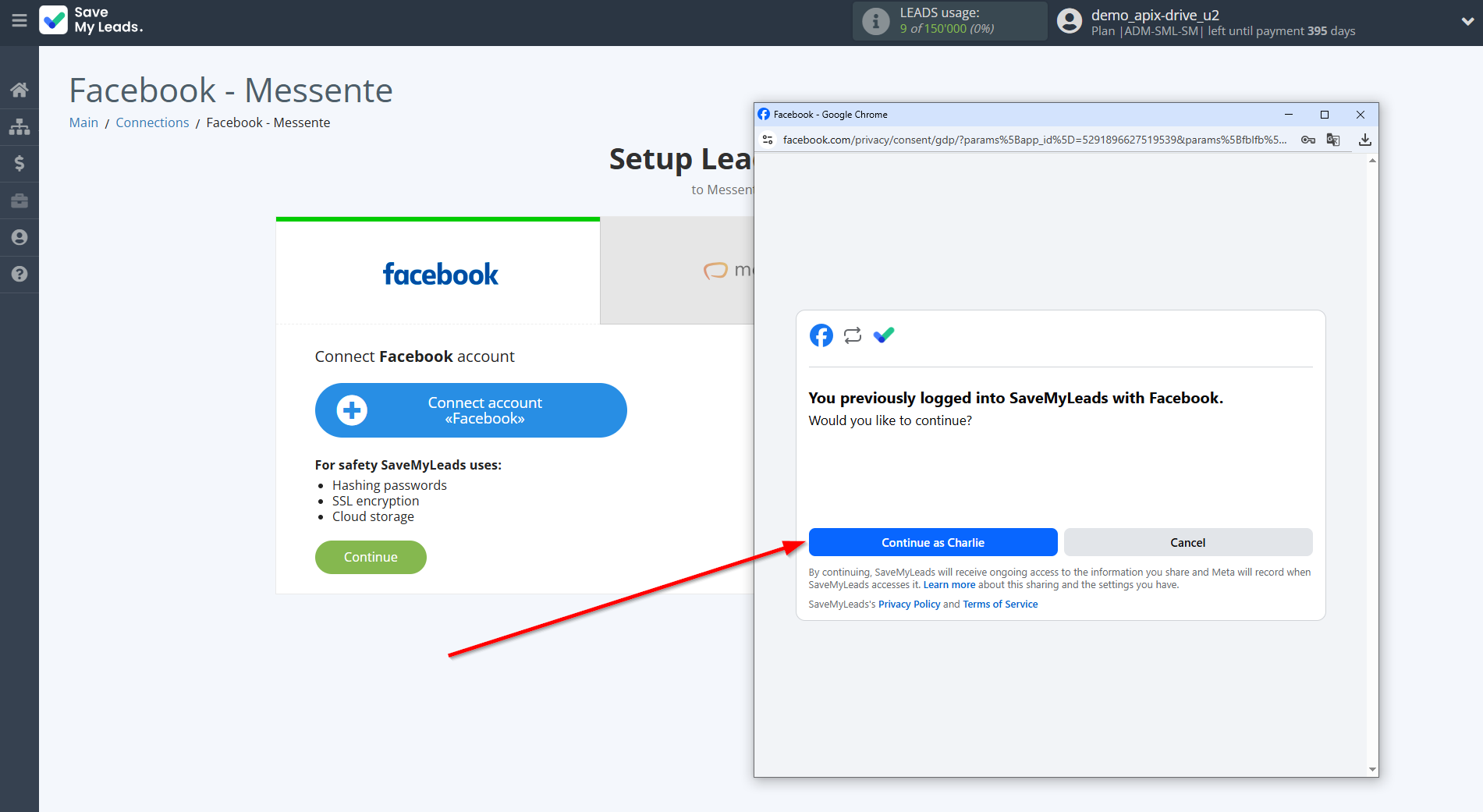 How to Connect Facebook with Messente | Data Source account connection How to Connect Facebook with Messente | Data Source account connection