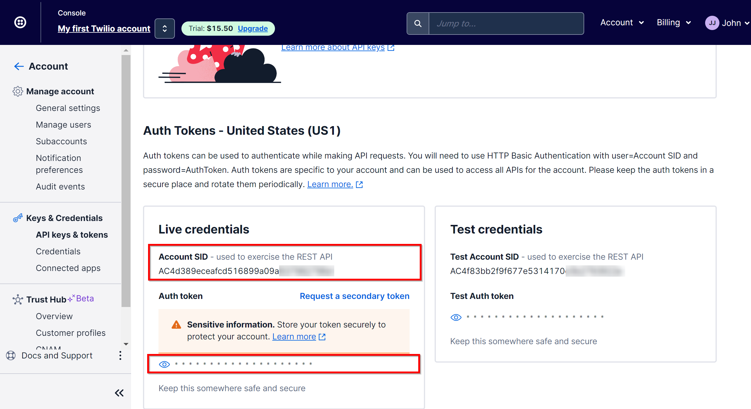 How to Connect Google Lead Form with Twilio | Data Destination account connection