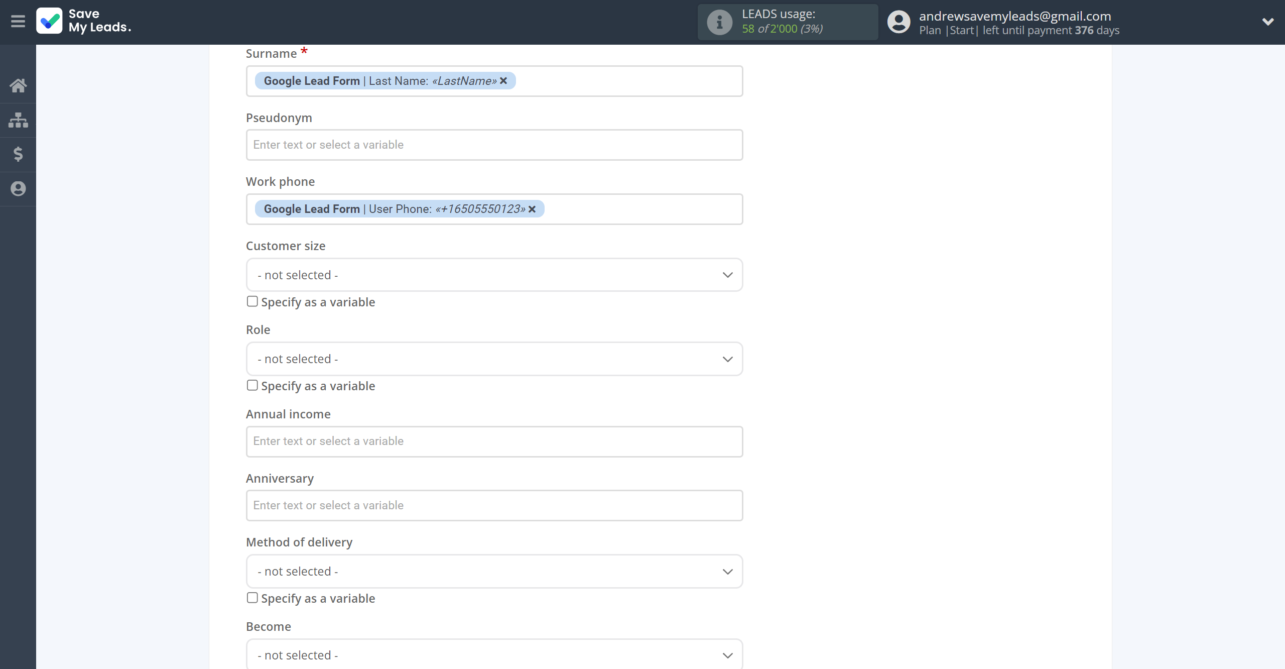 How to Connect Google Lead Form with Microsoft Dynamics 365 Create Contacts | Assigning fields