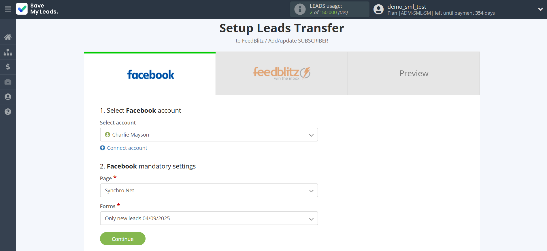 How to Connect Facebook with FeedBlitz | Data Source account connection How to Connect Facebook with FeedBlitz | Data Source account connection