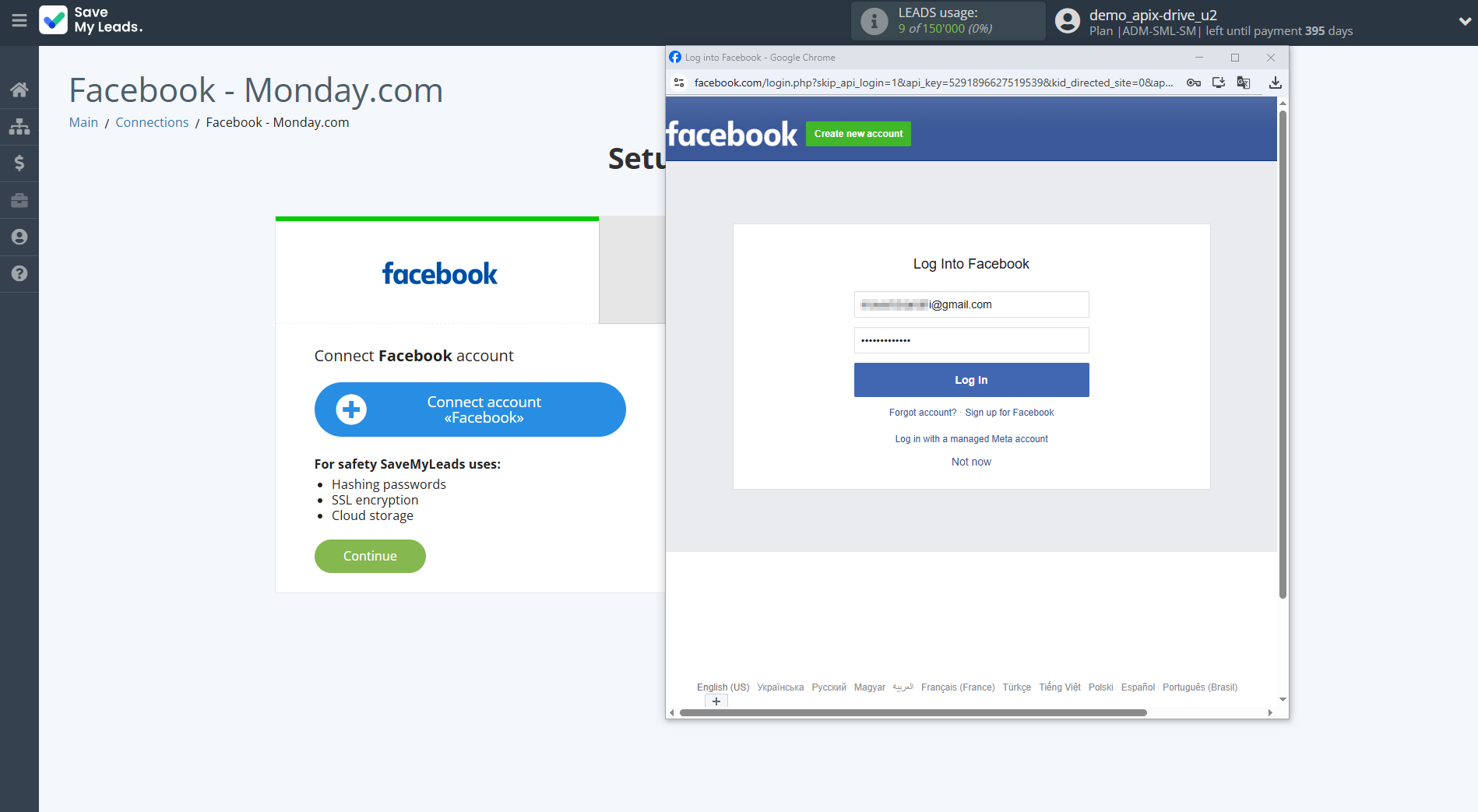 How to Connect Facebook with Monday.com | Data Source account connection How to Connect Facebook with Monday.com | Data Source account connection