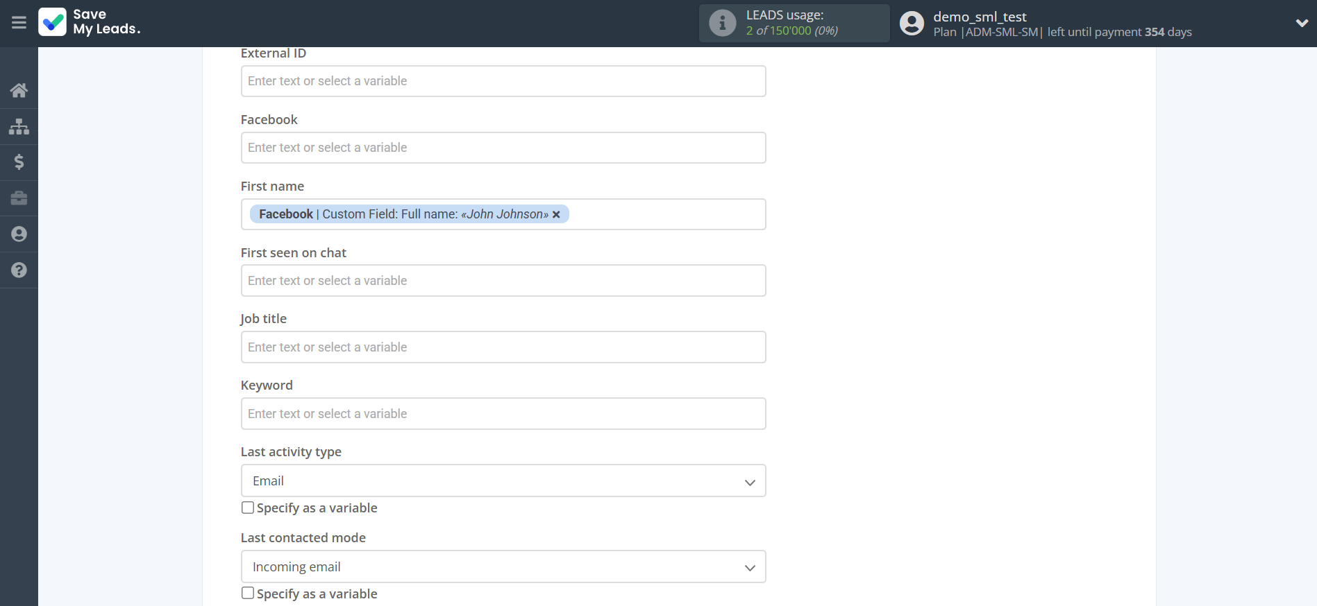 How to Connect Facebook with Freshworks Create Contacts | Assigning fields How to Connect Facebook with Freshworks Create Contacts | Assigning fields