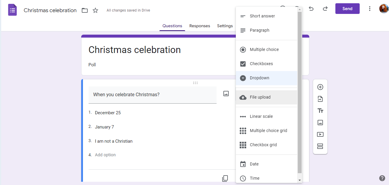 Google Forms and Jotform | Create form in&nbsp;Google Forms