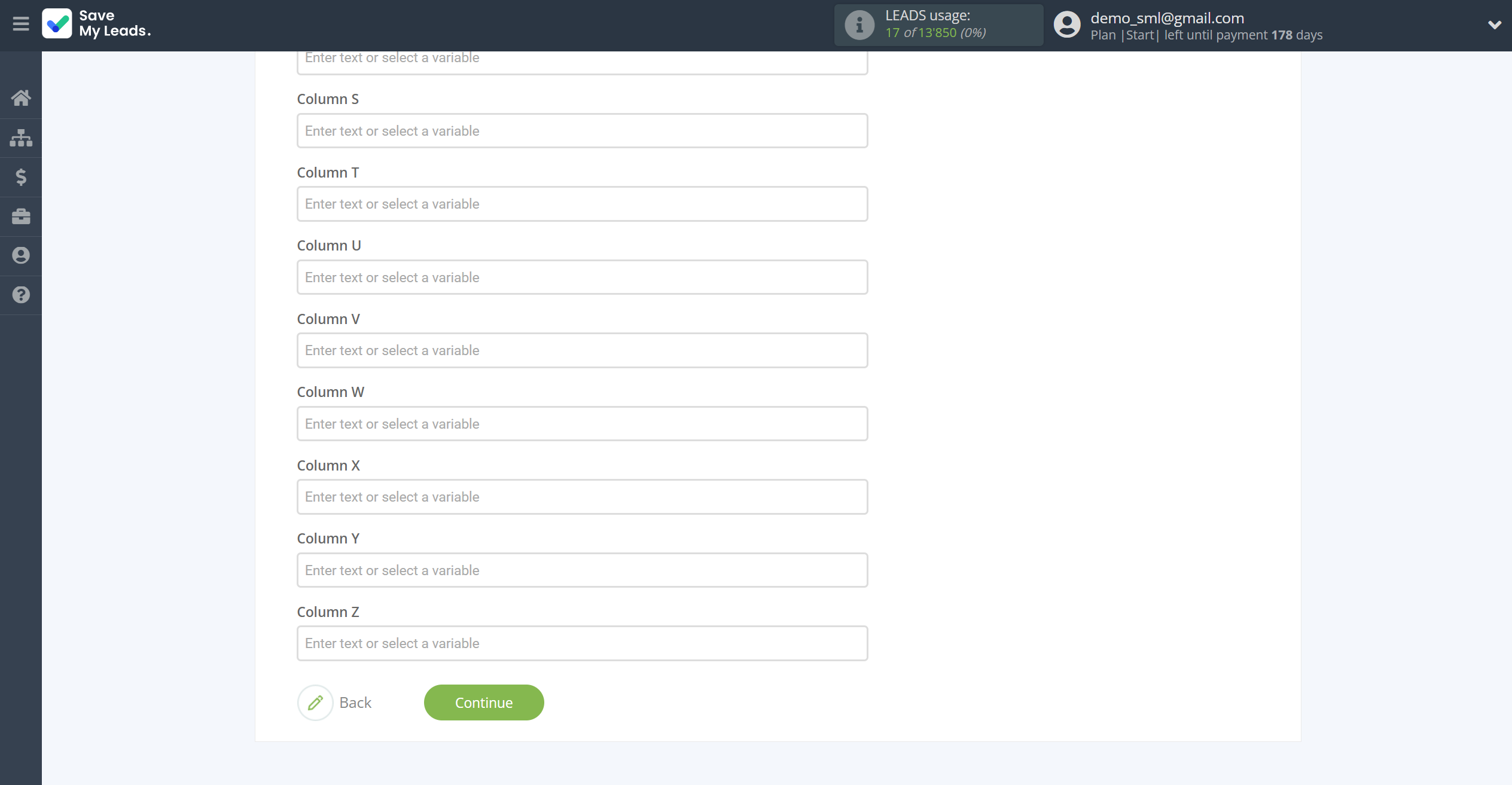 How to Connect TikTok with Google Sheets | Assigning fields