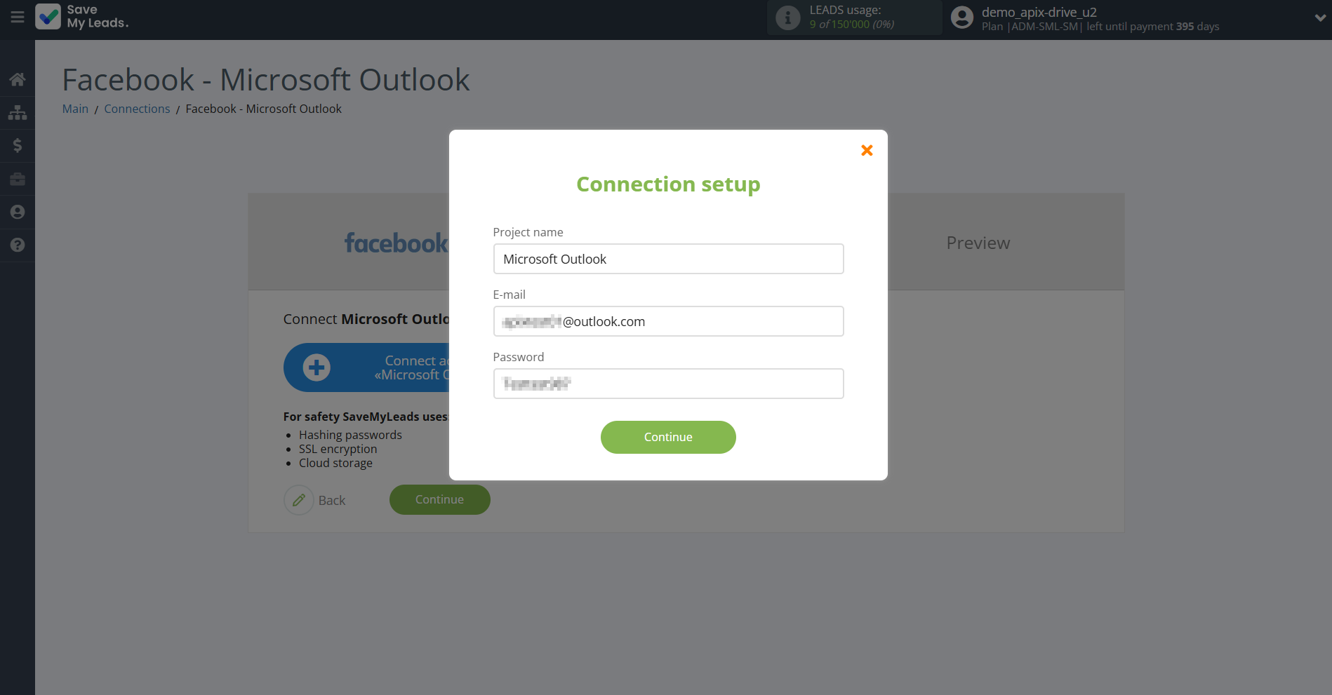 How to Connect Facebook with Microsoft Outlook | Data Destination account connection How to Connect Facebook with Microsoft Outlook | Data Destination account connection