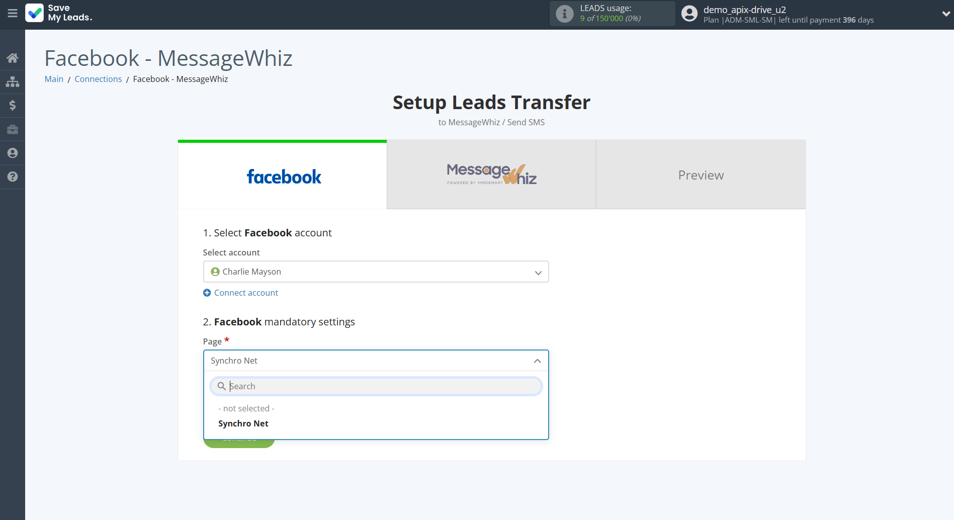 How to Connect Facebook with MessageWhiz | Data Source account connection How to Connect Facebook with MessageWhiz | Data Source account connection