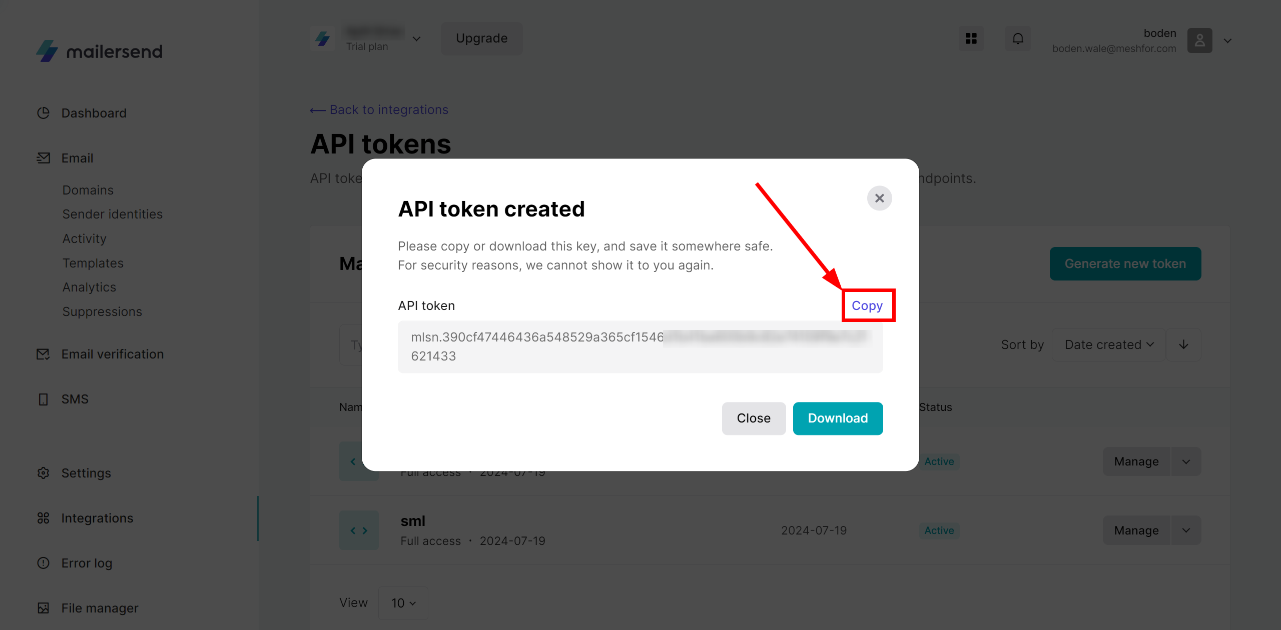 How to Connect TikTok with MailerSend | Data Destination account connection