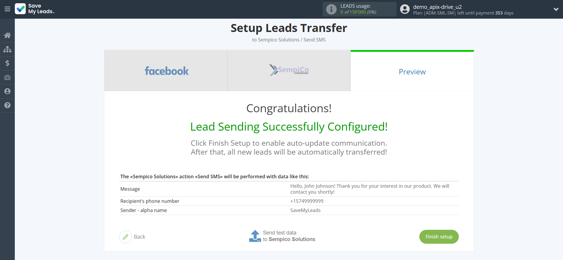 How to Connect Facebook with Sempico Solutions | Test data How to Connect Facebook with Sempico Solutions | Test data