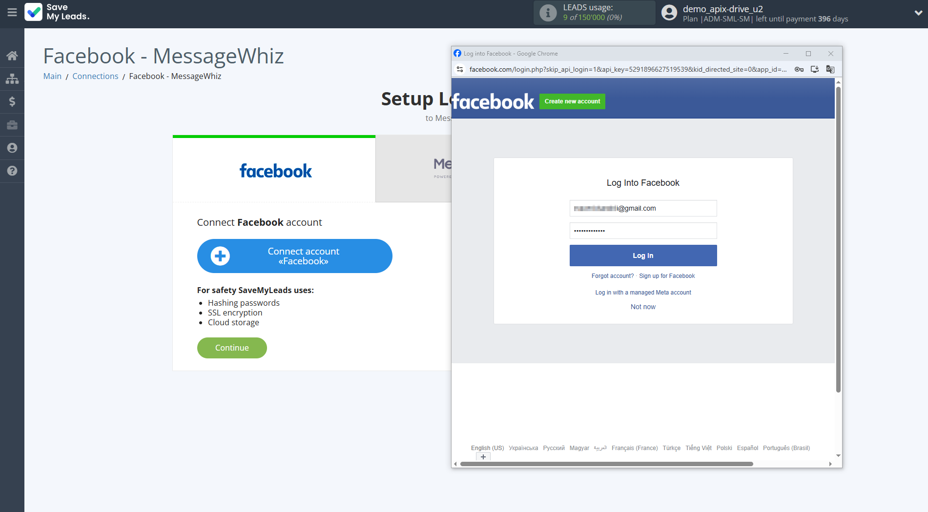 How to Connect Facebook with MessageWhiz | Data Source account connection How to Connect Facebook with MessageWhiz | Data Source account connection