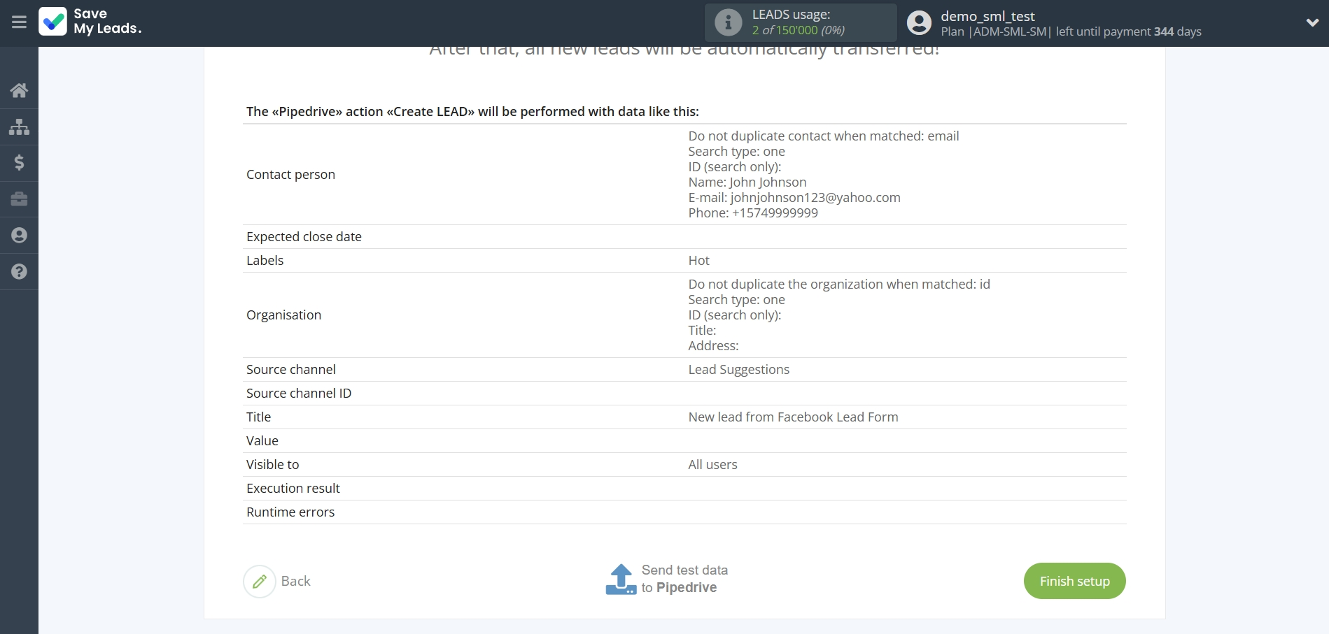 How to Connect Facebook with Pipedrive Create Lead | Test data How to Connect Facebook with Pipedrive Create Lead | Test data