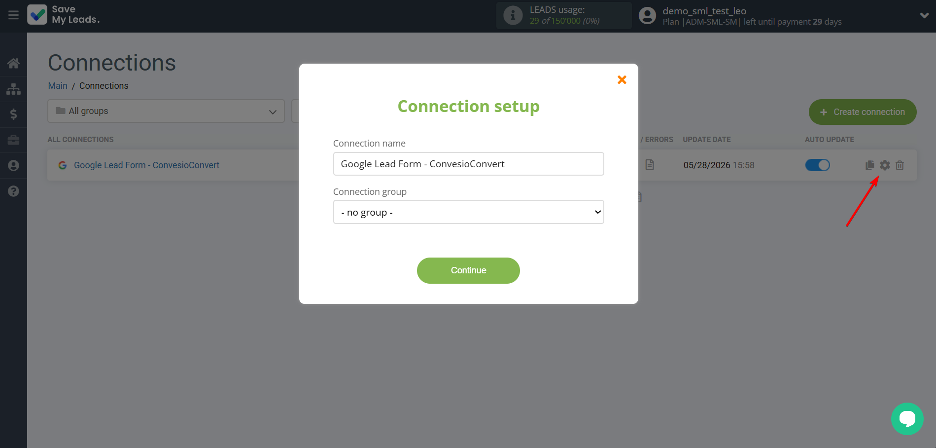 How to Connect Google Lead Form with ConvesioConvert | Name and group connection