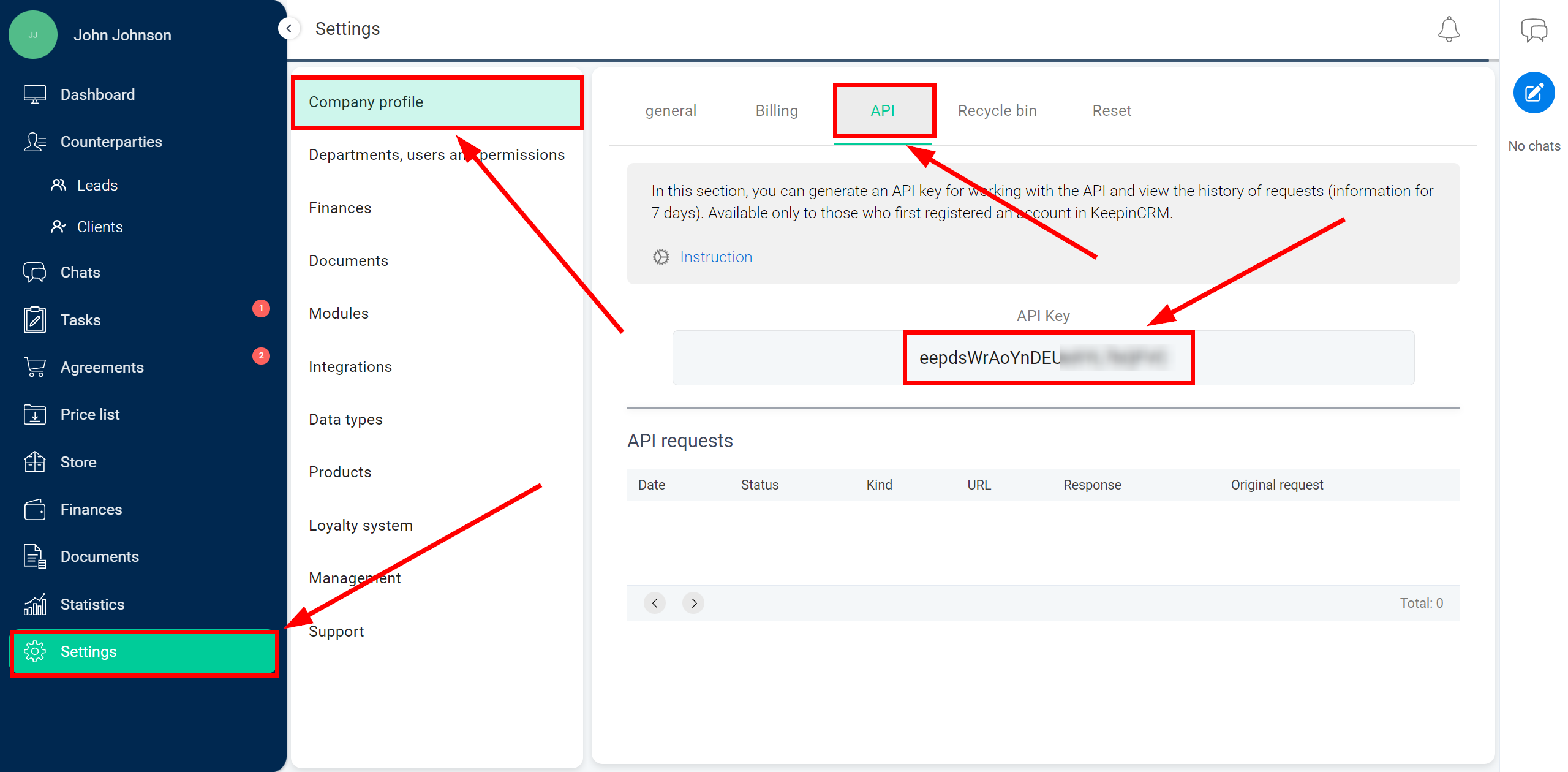 How to Connect TikTok with KeepinCRM Create Agreement | Data Destination account connection