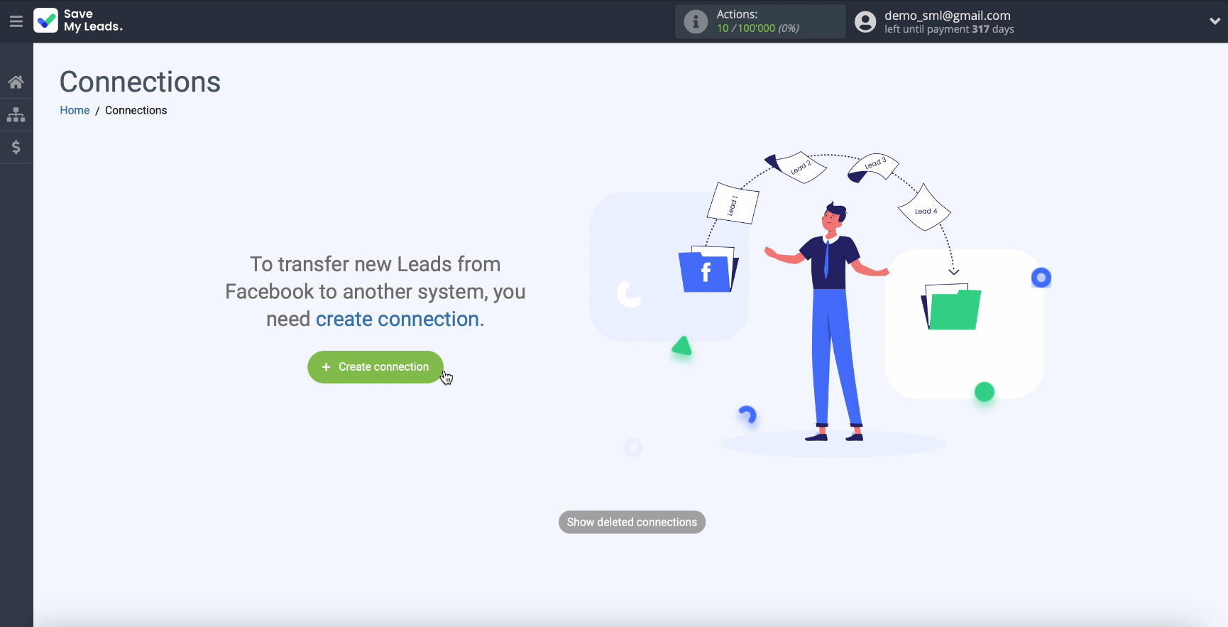 Facebook and Sendinblue integration | Create a new connection Facebook and Sendinblue integration | Create a new connection