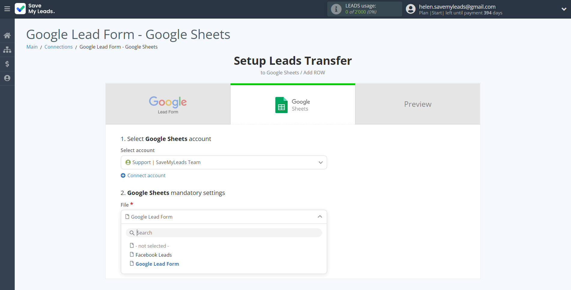 How to Connect Google Lead Form with Google Sheets |&nbsp;Assigning fields