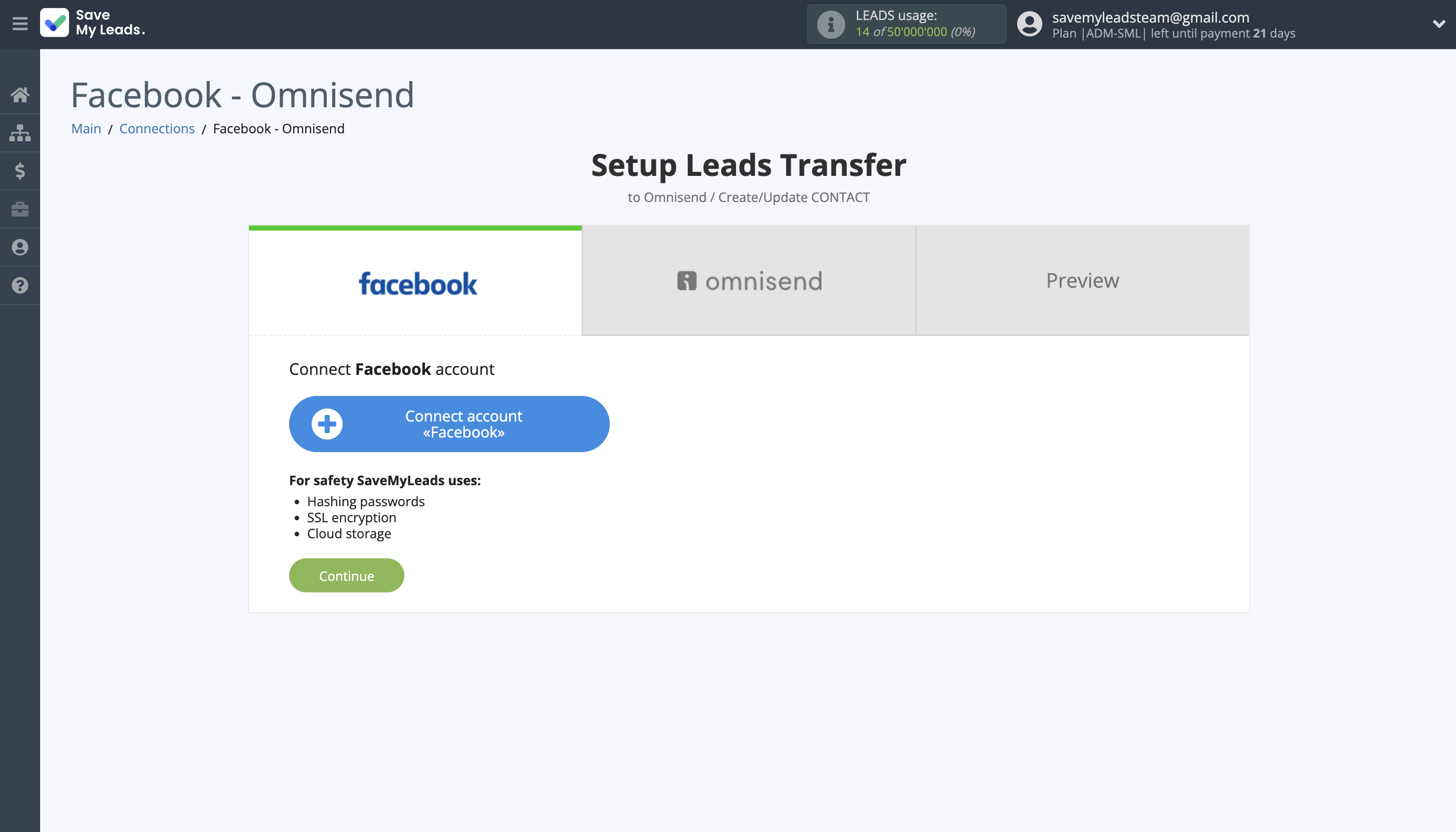How to Connect Facebook with Omnisend Create Contact | Data Source account connection How to Connect Facebook with Omnisend Create Contact | Data Source account connection