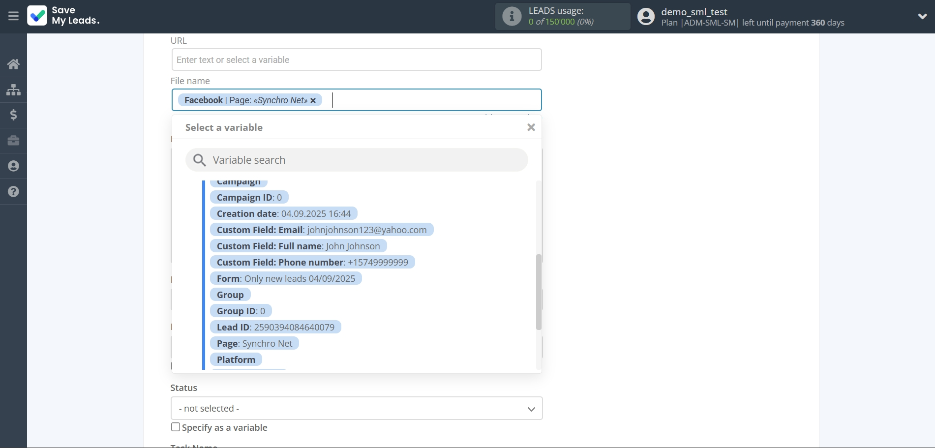 How to Connect Facebook with AirTable | Assigning fields