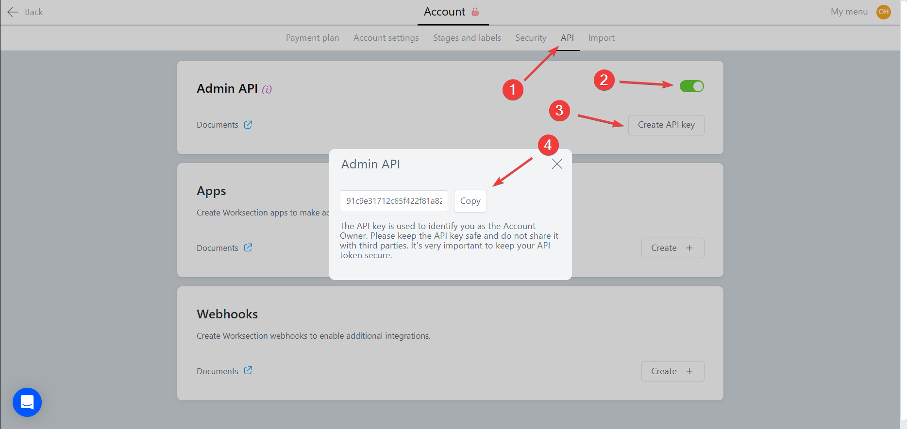 How to Connect Facebook with Worksection | Data Destination account connection