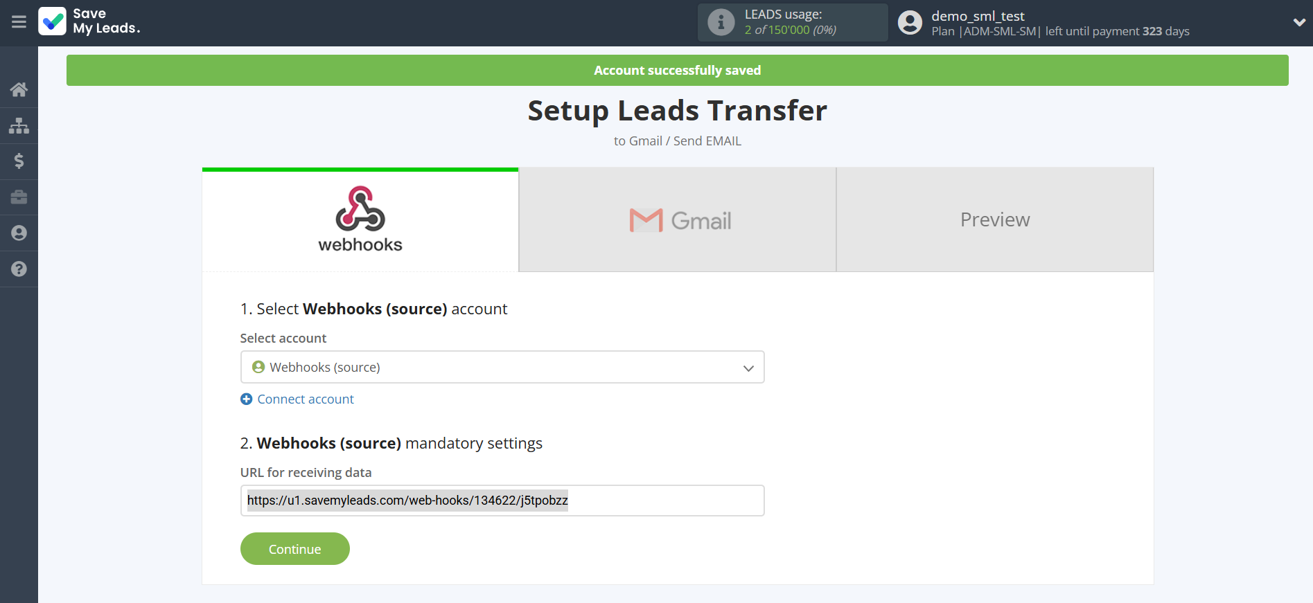 How to Connect Webhooks with Gmail | Data Source account connection How to Connect Webhooks with Gmail | Data Source account connection